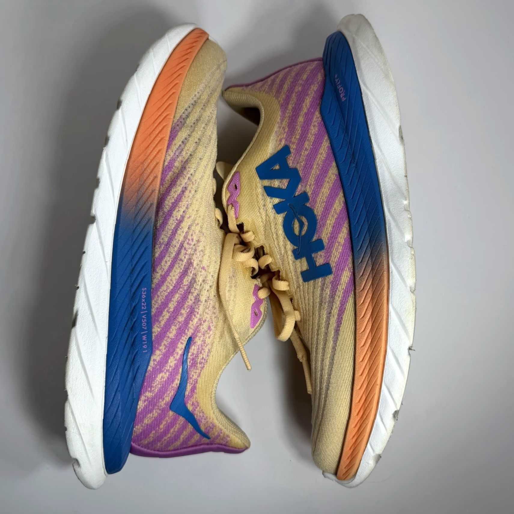 Vintage Hoka One One Sneakers Women's 8.5B Running Mach 5 1127894-ICYC Impala Cyclamen Size US 9 / IT 39 - 7 Thumbnail