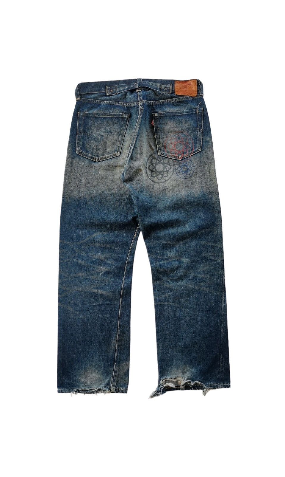 Futura × Levi's Vintage Clothing × Vintage Levis Vintage Clothing X Futura Selvedge Denim Jeans Size US 32 / EU 48 - 7 Thumbnail