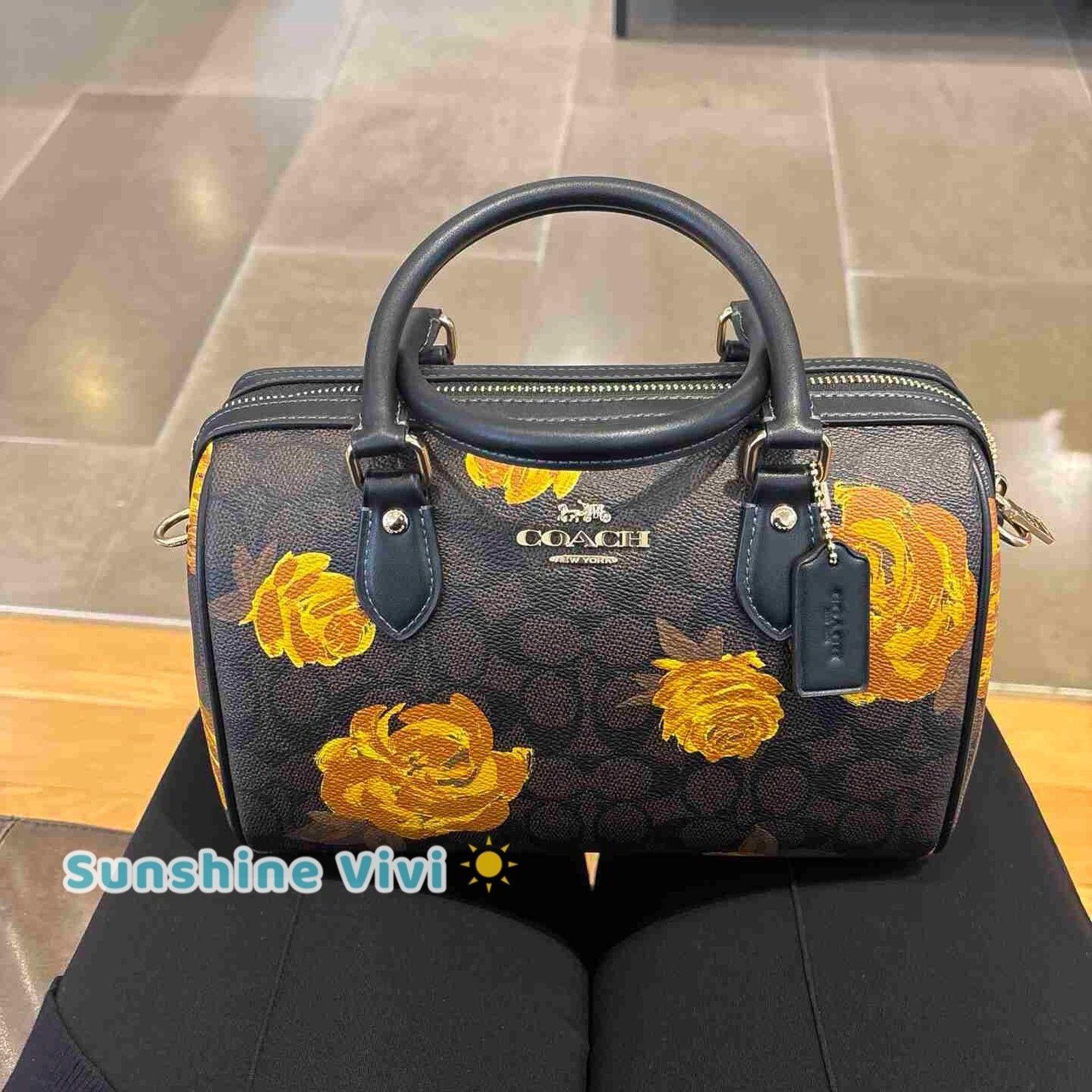 Coach NWT Coach CCE30 Rowan Satchel Bag Canvas &Leather Size ONE SIZE - 7 Thumbnail