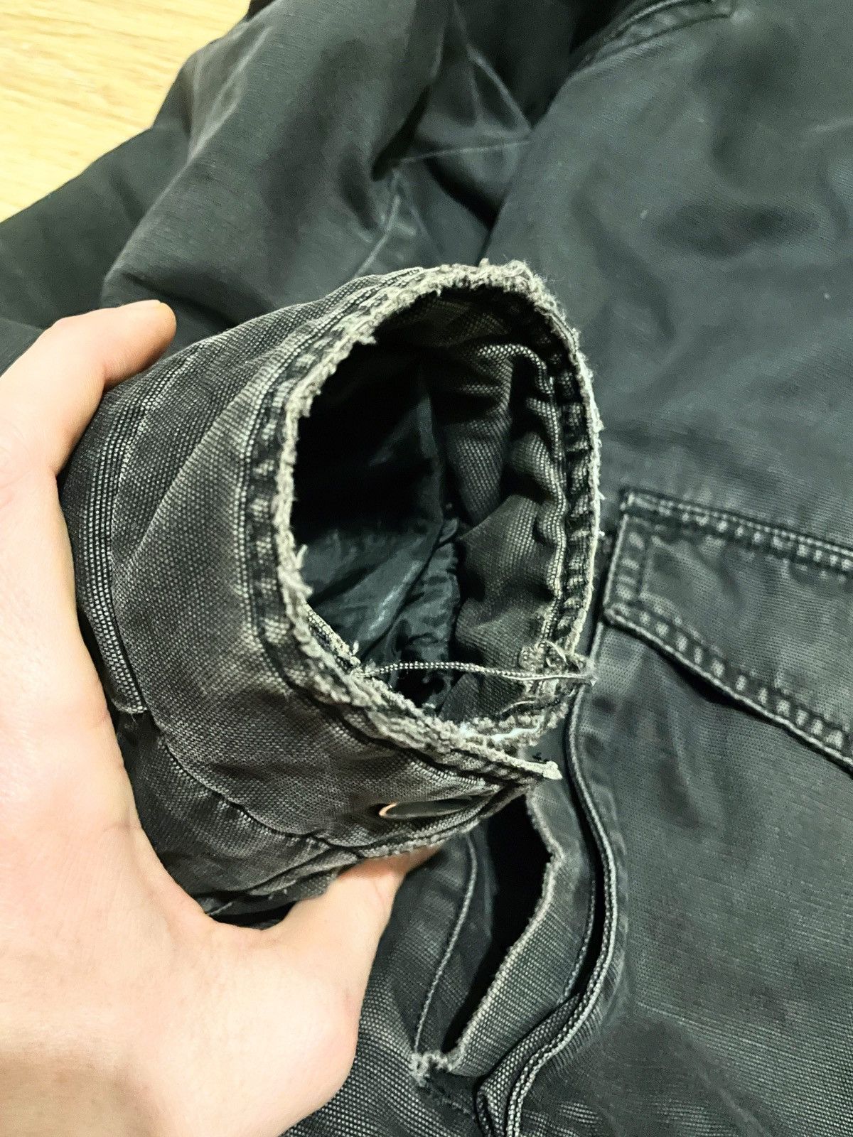 Vintage Vintage LIMA’S Workwear Jacket Faded Black Heavy Canvas Size US L / EU 52-54 / 3 - 14 Thumbnail