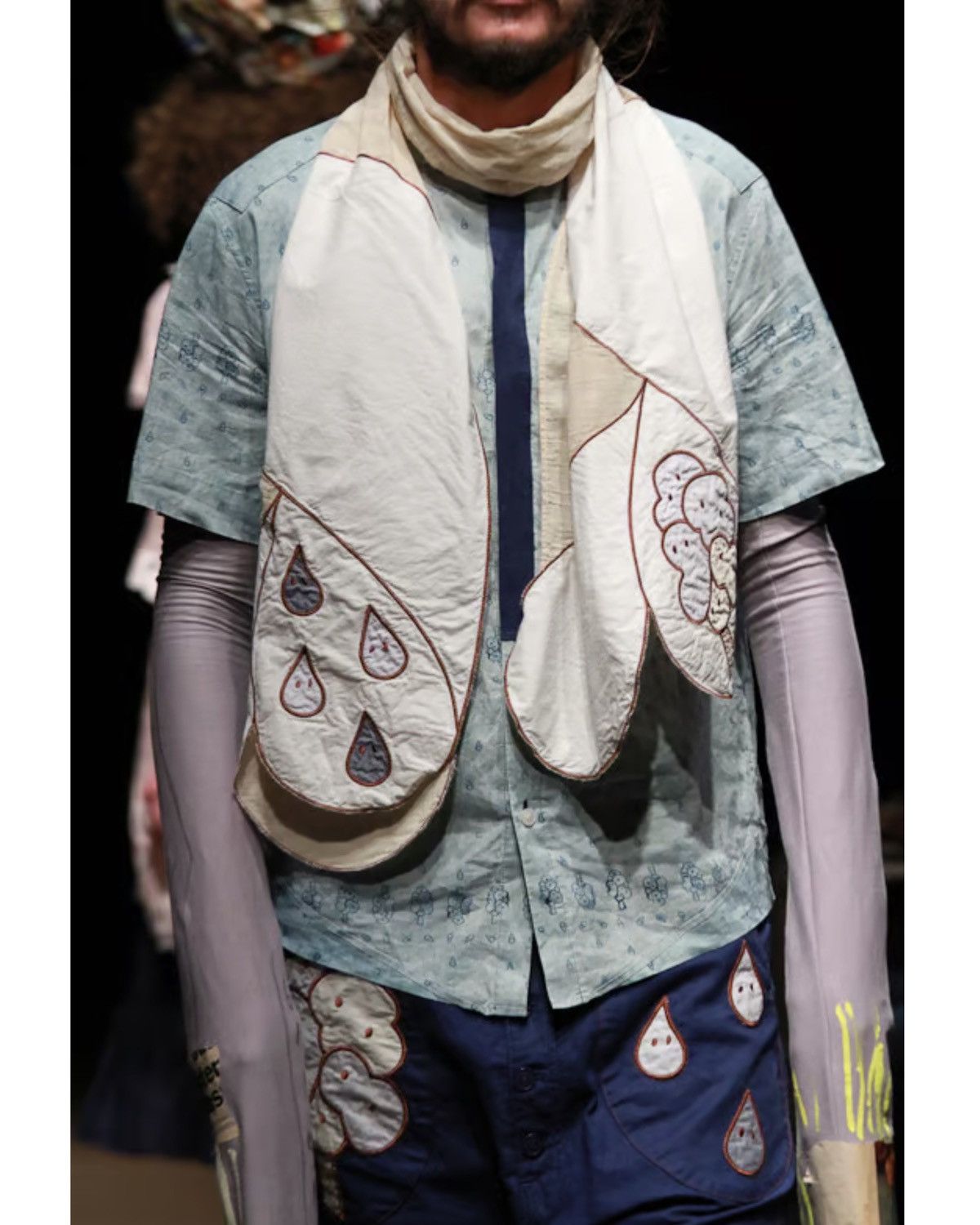 Issey Miyake AW2012 NÉ-NET DESIGNED BY KAZUAKI TAKASHIMA DROP PANTS Size US 31 - 4 Thumbnail