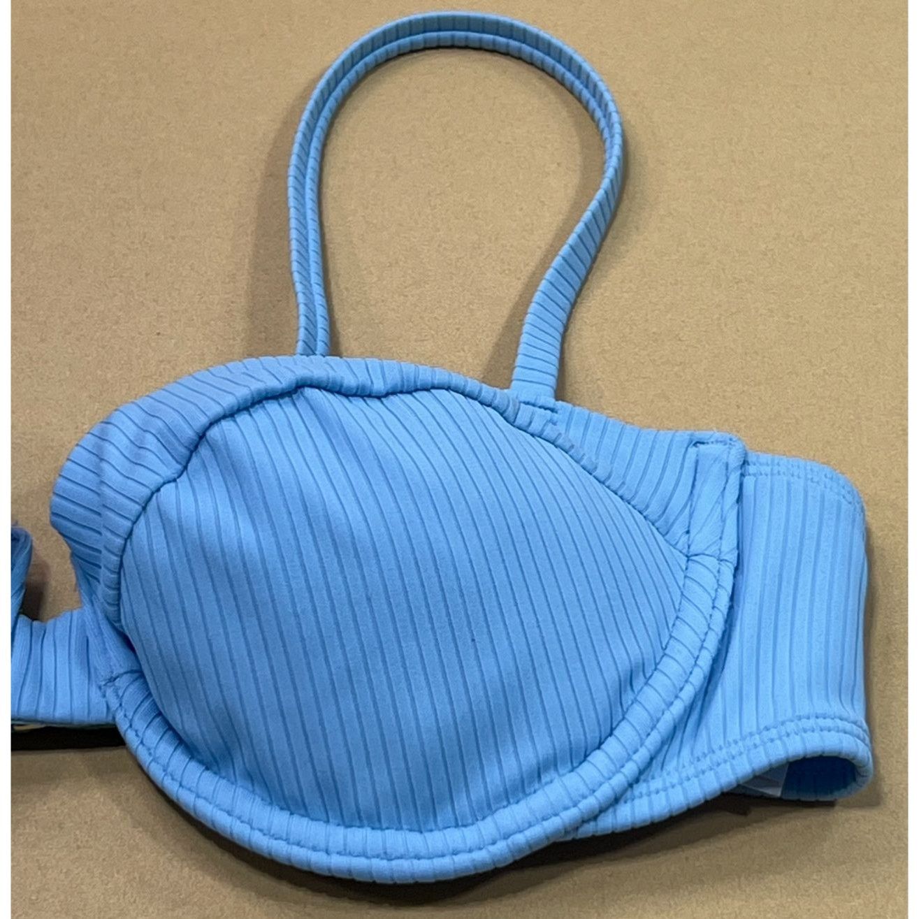 Other Shade & Shore - Women's Ribbed Underwire Bikini Top - Light Size ONE SIZE - 13 Thumbnail