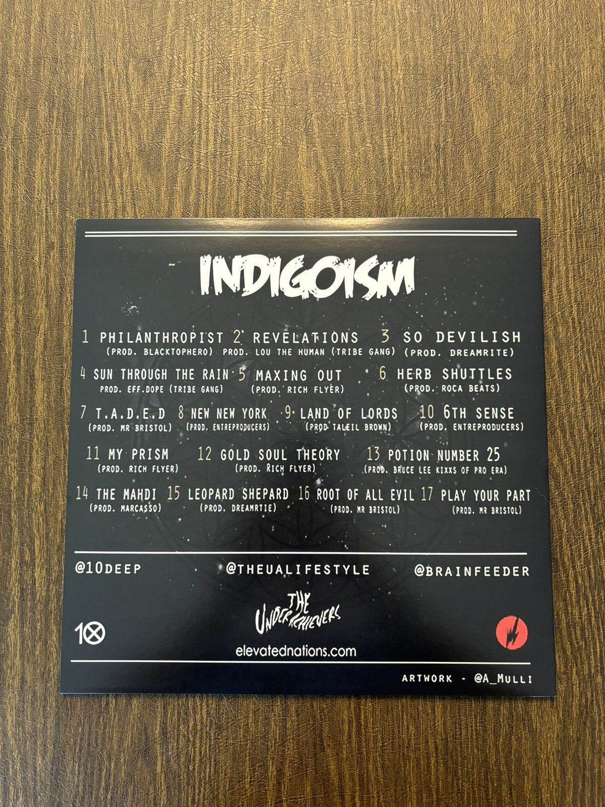 Other The Underachievers Indigoism 10 Year Anniversary Vinyl Size ONE SIZE - 2 Thumbnail