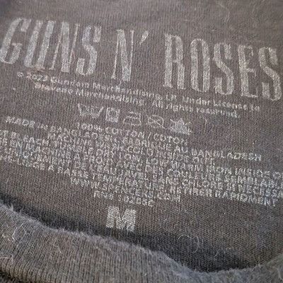 Bravado Guns N' Roses 2023 Band T-Shirt Skull Graphic Black M Metal Size US M / EU 48-50 / 2 - 5 Thumbnail