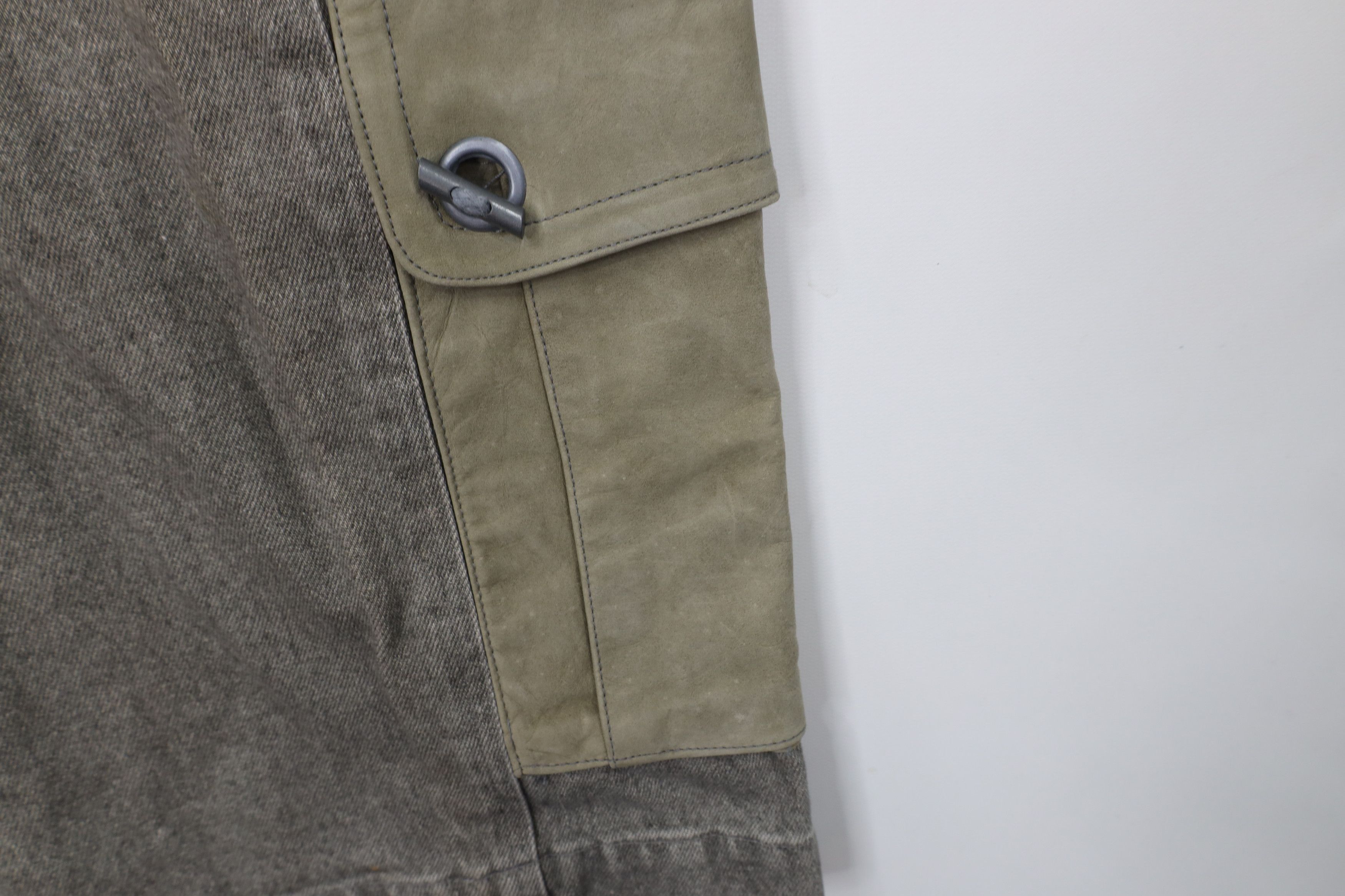 Vintage Deadstock Vintage 90s Streetwear Stonewash Cargo Shorts Size US 30 / EU 46 - 5 Thumbnail