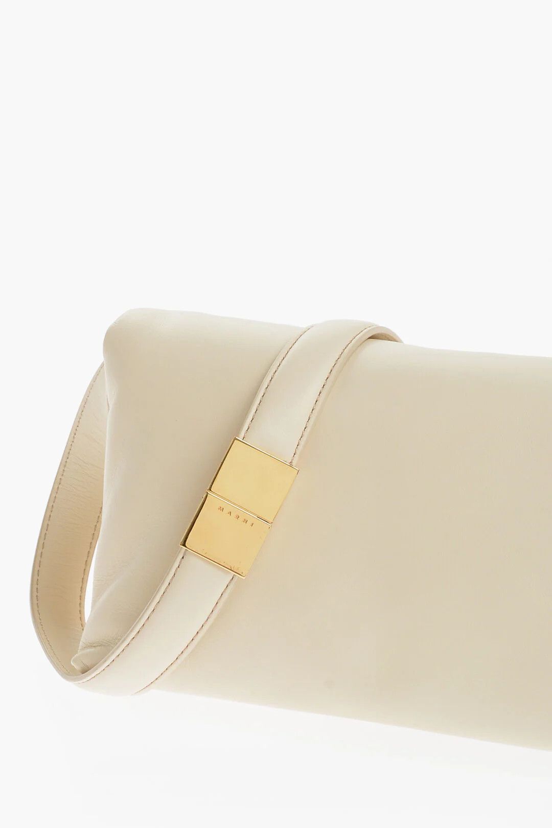 Marni og1mm0326 Size: OS / Leather Shoulder Bag in Beige Size ONE SIZE - 3 Thumbnail