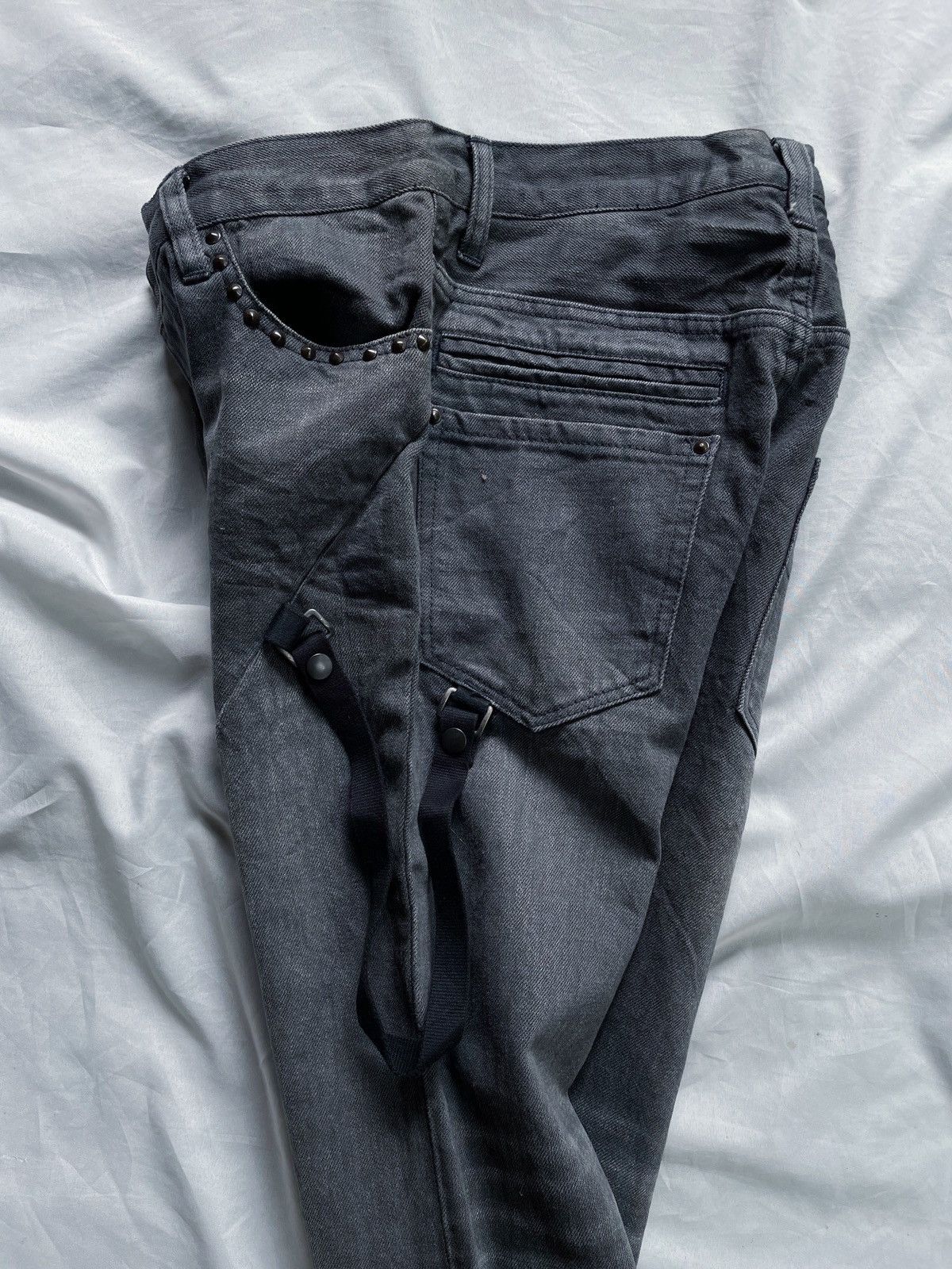 Tete Homme TETE HOMME DOUBLE POCKET PUNK DENIM PANTS Size US 30 / EU 46 - 8 Thumbnail