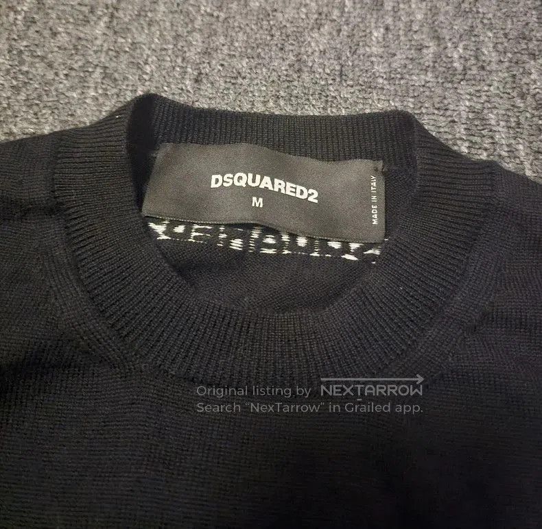 Dsquared2 Dsquared2 Black Wool Sweater M. Size US M / EU 48-50 / 2 - 3 Thumbnail
