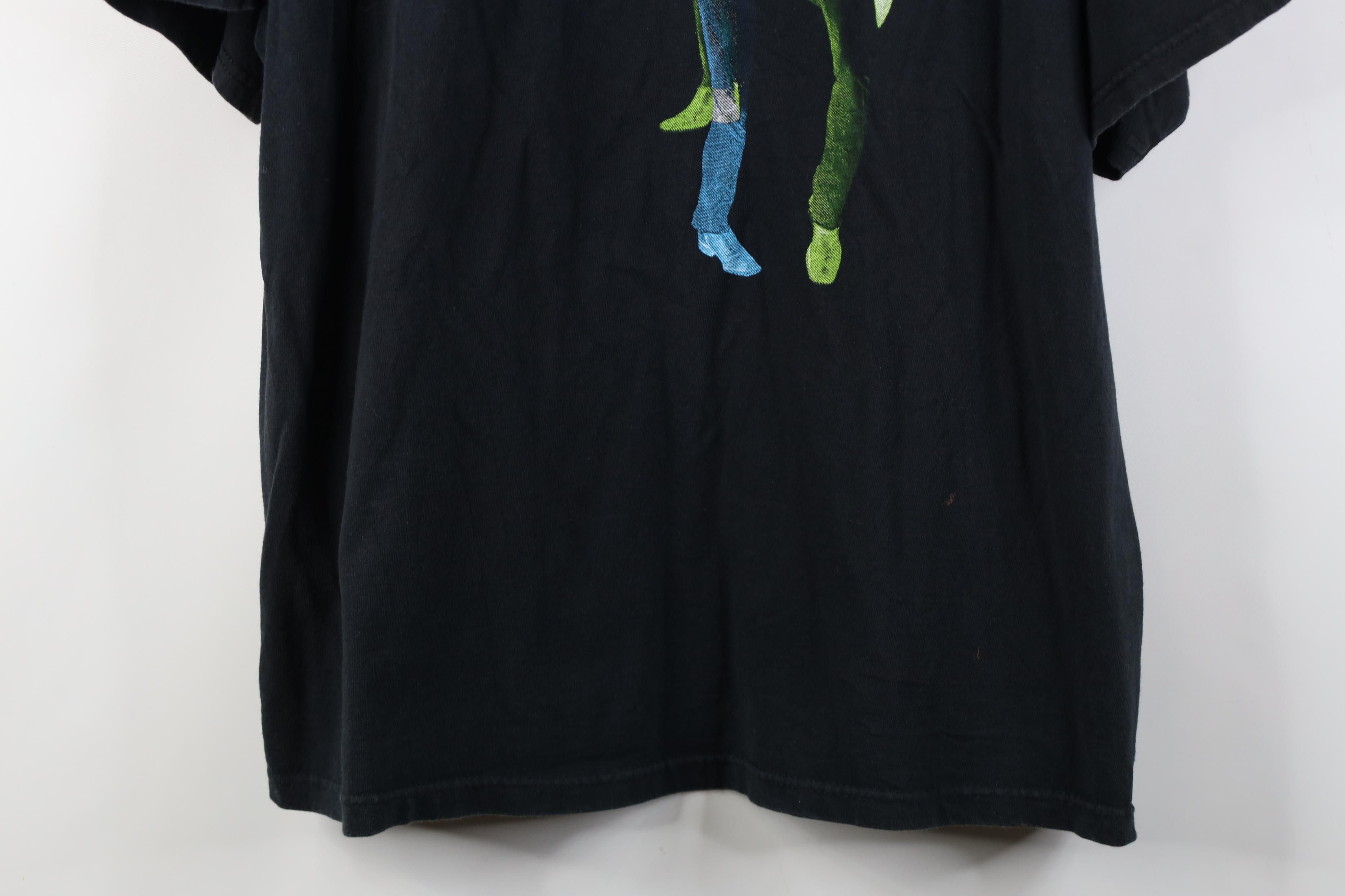 Vintage Vintage 90s Rusk Artist Short Sleeve T-Shirt Black Cotton Size US XL / EU 56 / 4 - 3 Thumbnail