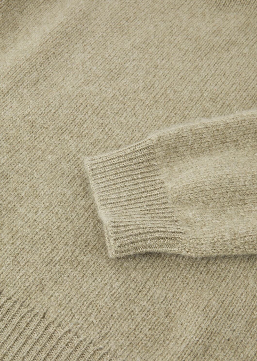 Loro Piana o1w1db10725 FAO6886 Fobello Turtleneck Sweater in Khaki Size US M / EU 48-50 / 2 - 7 Thumbnail