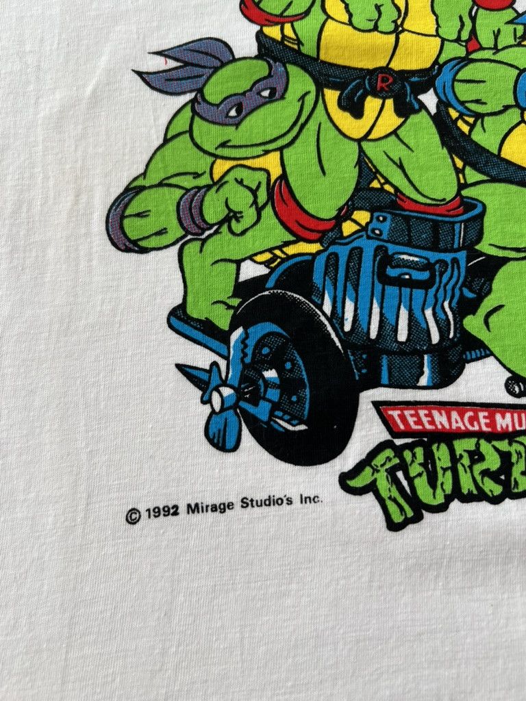 Cartoon Network Vintage 1992 Teenage Mutant Ninja Turtles Hero Cartoon Tee Size US S / EU 44-46 / 1 - 6 Thumbnail