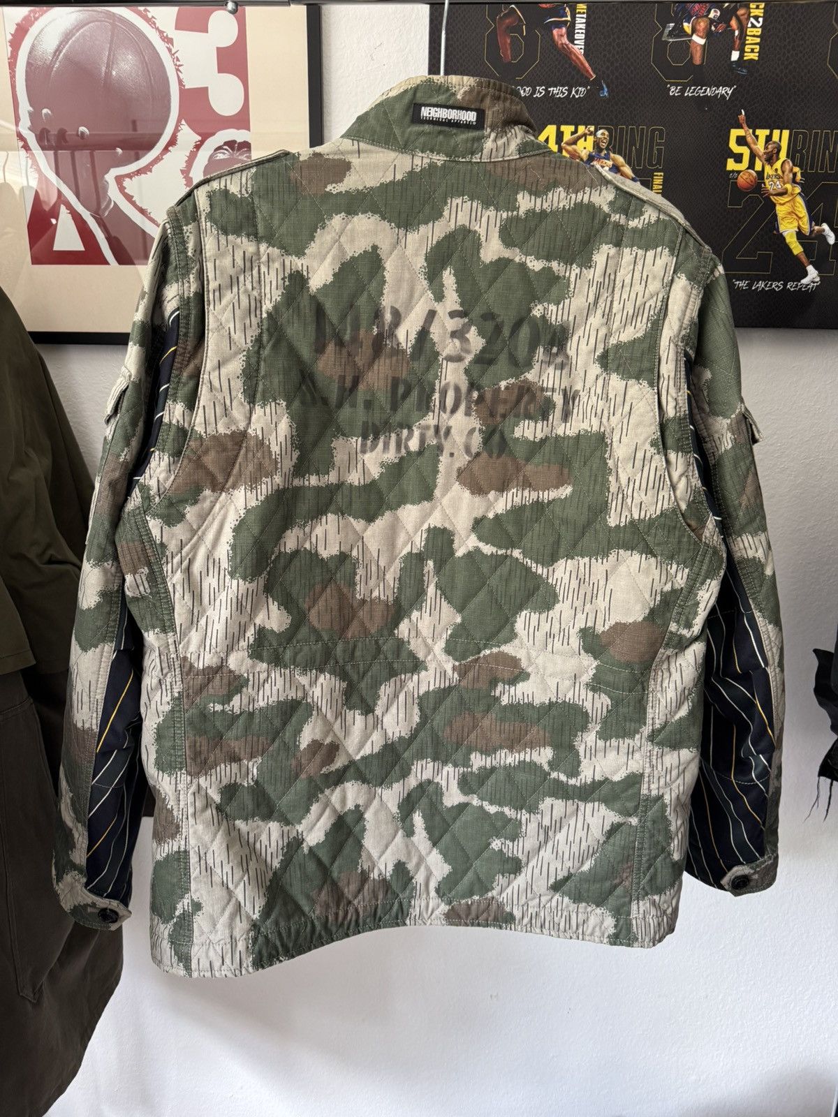 Japanese Brand × Neighborhood NEIGHBORHOOD RAIN CAMO QUILTED M65 JACKET Size US L / EU 52-54 / 3 - 2 Thumbnail