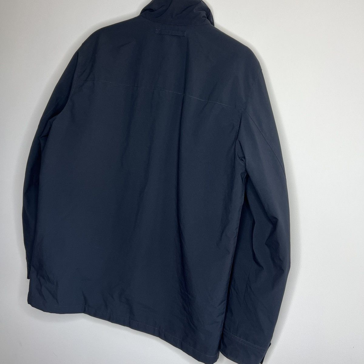 Prada Prada Nylon Jacket Wind Stopper Goretex Navy Red Logo Sleeve Size US L / EU 52-54 / 3 - 8 Thumbnail