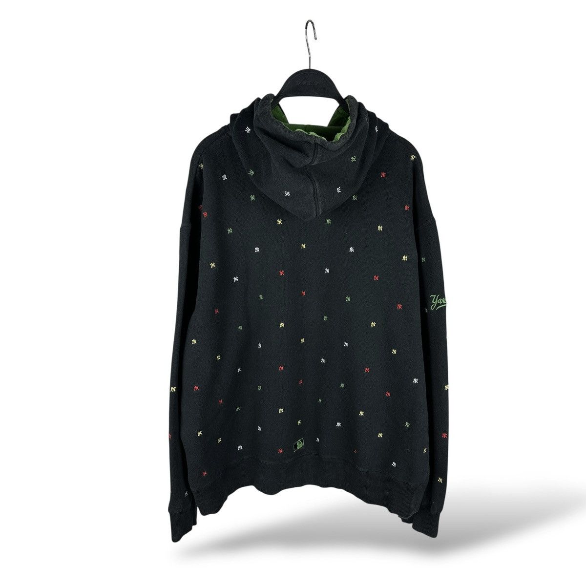 New York Yankees Vintage New York Yankees Majestic MLB Black Hoodie Multilogo Size US XL / EU 56 / 4 - 15 Thumbnail