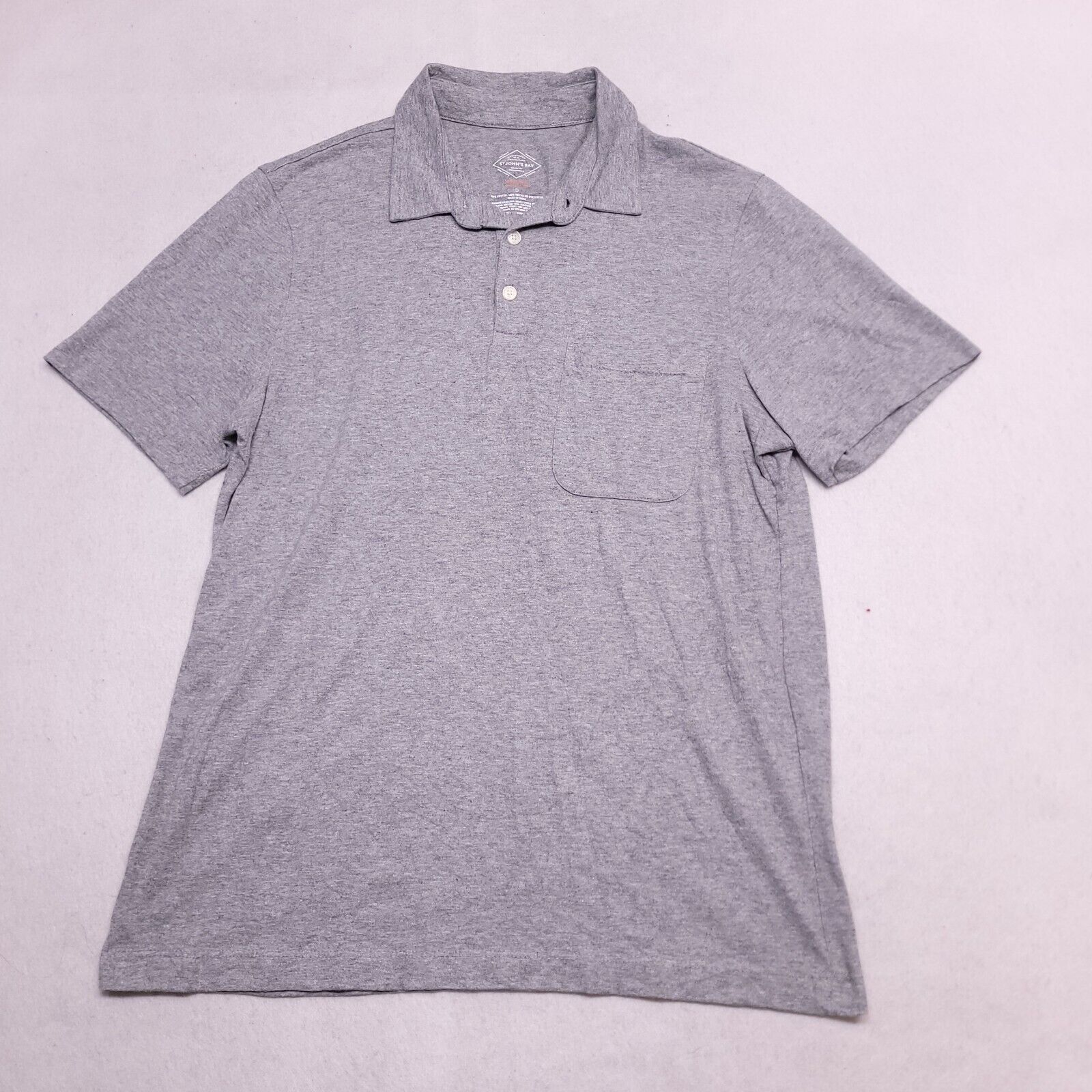St. Johns Bay St Johns Bay Casual Pullover Polo Shirt Mens Size Small Gray Size US S / EU 44-46 / 1 - 2 Thumbnail