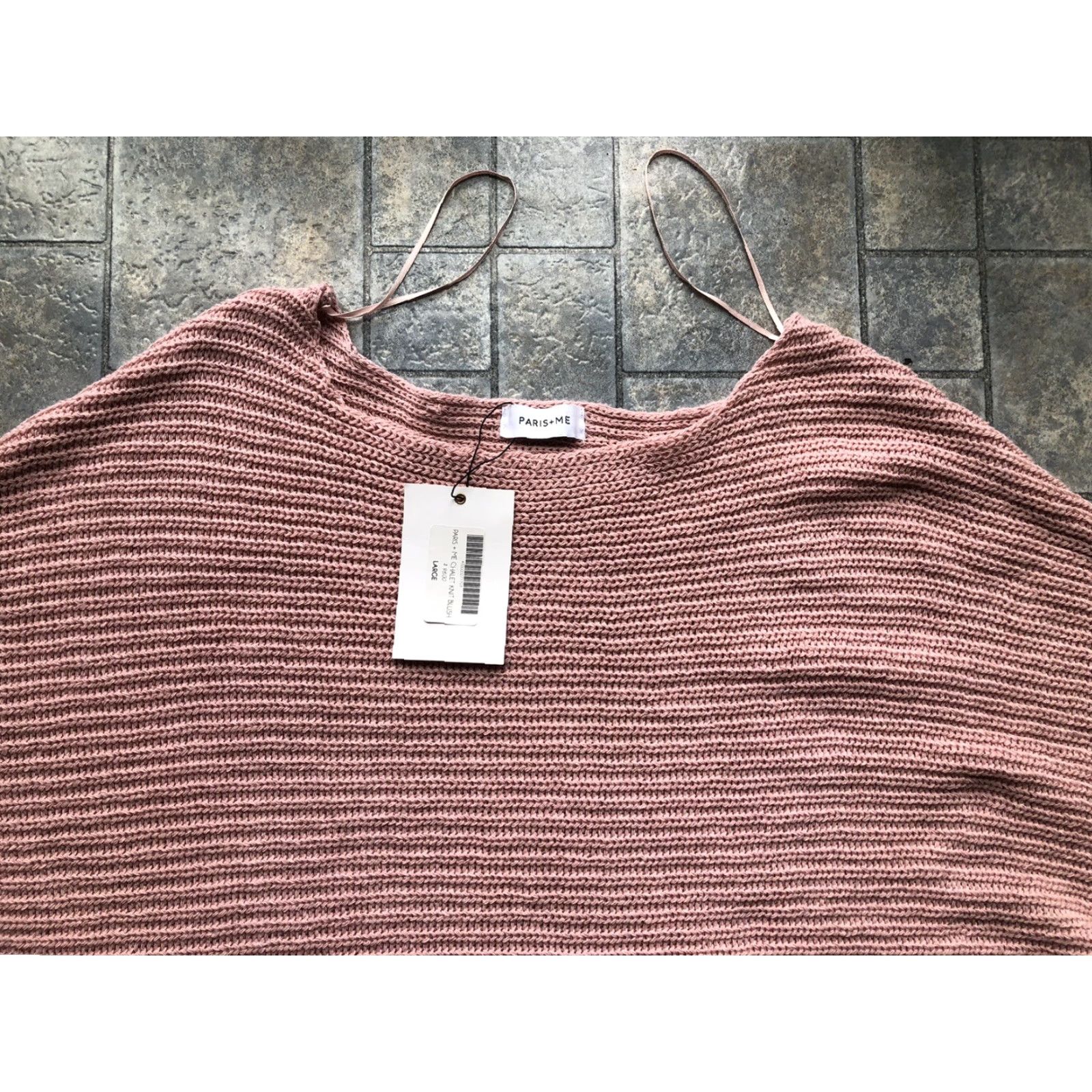 Vintage VINTAGE Paris & Me Sweater Pullover Knit Pink L Ladies Pullover Knit Blush Pink Large NWT MSRP 98 Size L / US 10 / IT 46 - 3 Thumbnail