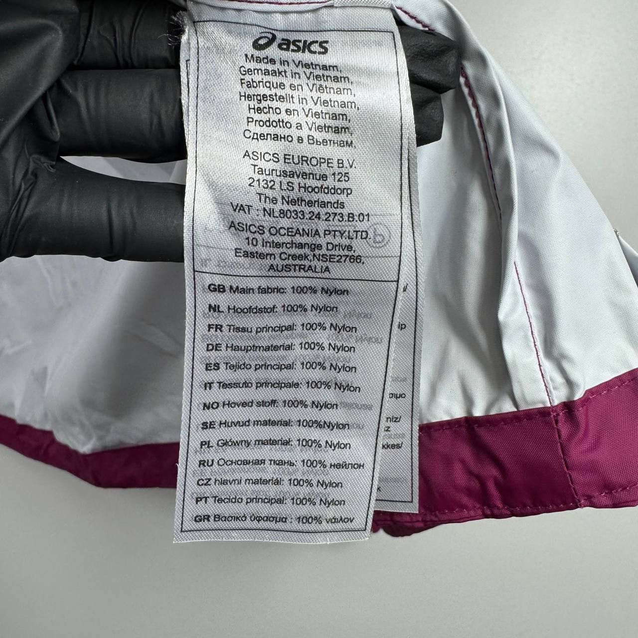 Asics Asics Windbreaker Jacket Pink Hooded Full Zip Womens Size XL Size XL / US 12-14 / IT 48-50 - 7 Thumbnail