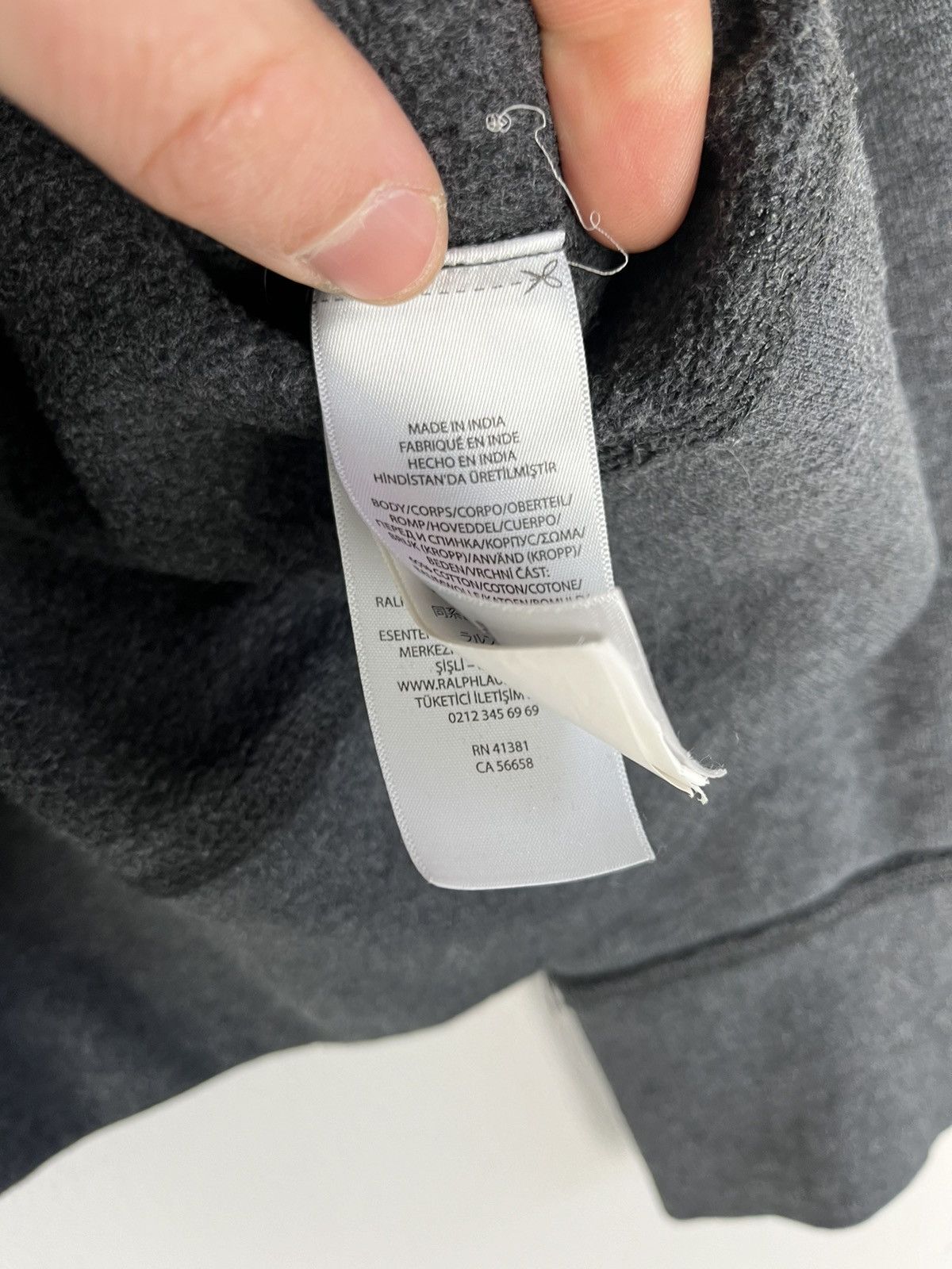 Polo Ralph Lauren Polo Ralph Lauren Gray Sweatshirt Men’s Size L Size US XL / EU 56 / 4 - 5 Thumbnail