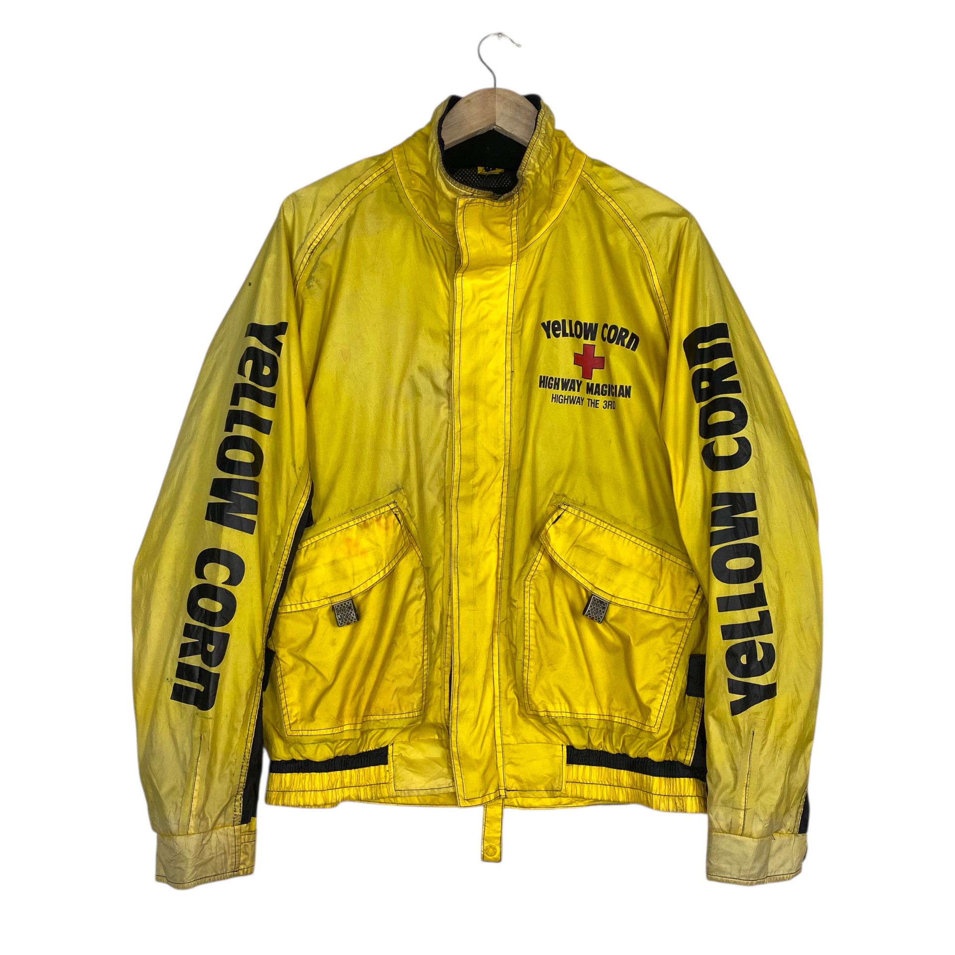 Kadoya 💥YELLOW CORN UTILITY RACING BIKER JACKET Size US XL / EU 56 / 4 - 1 Thumbnail