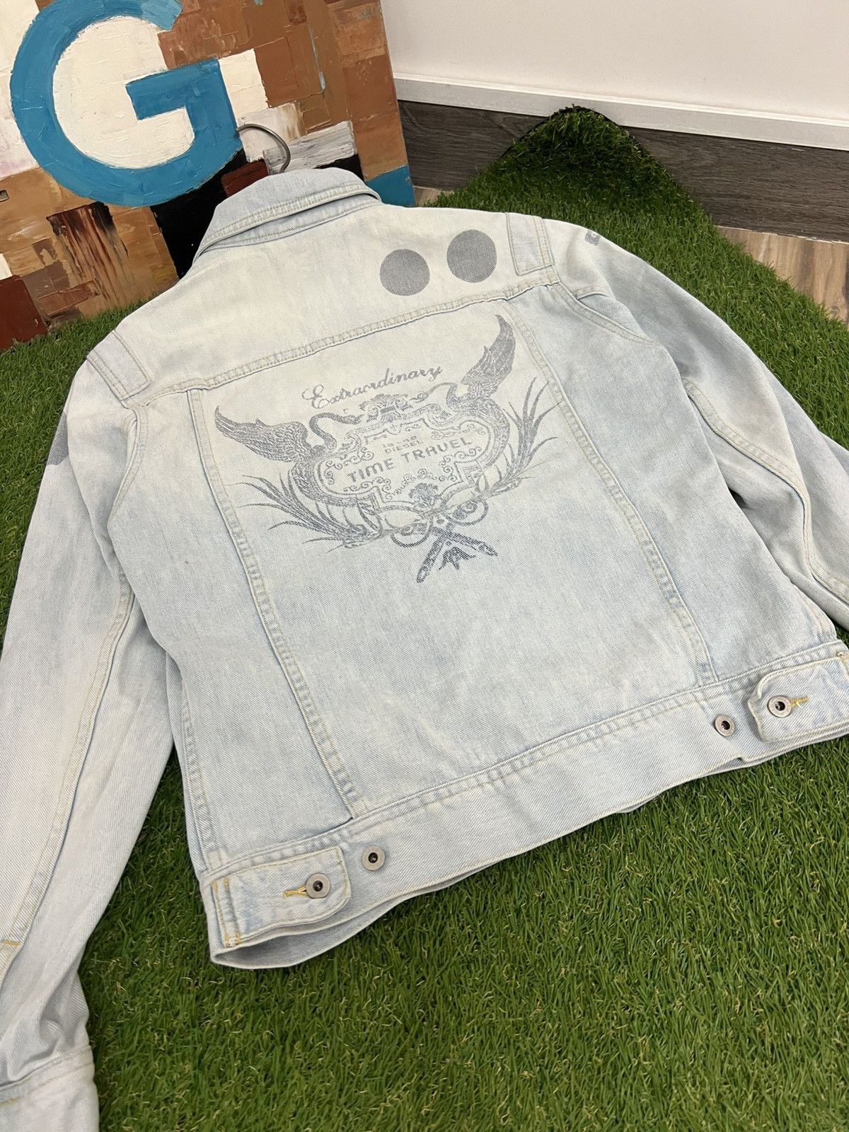 Diesel × Vintage Diesel Vintage Denim Jacket Size S Size S / US 4 / IT 40 - 13 Thumbnail