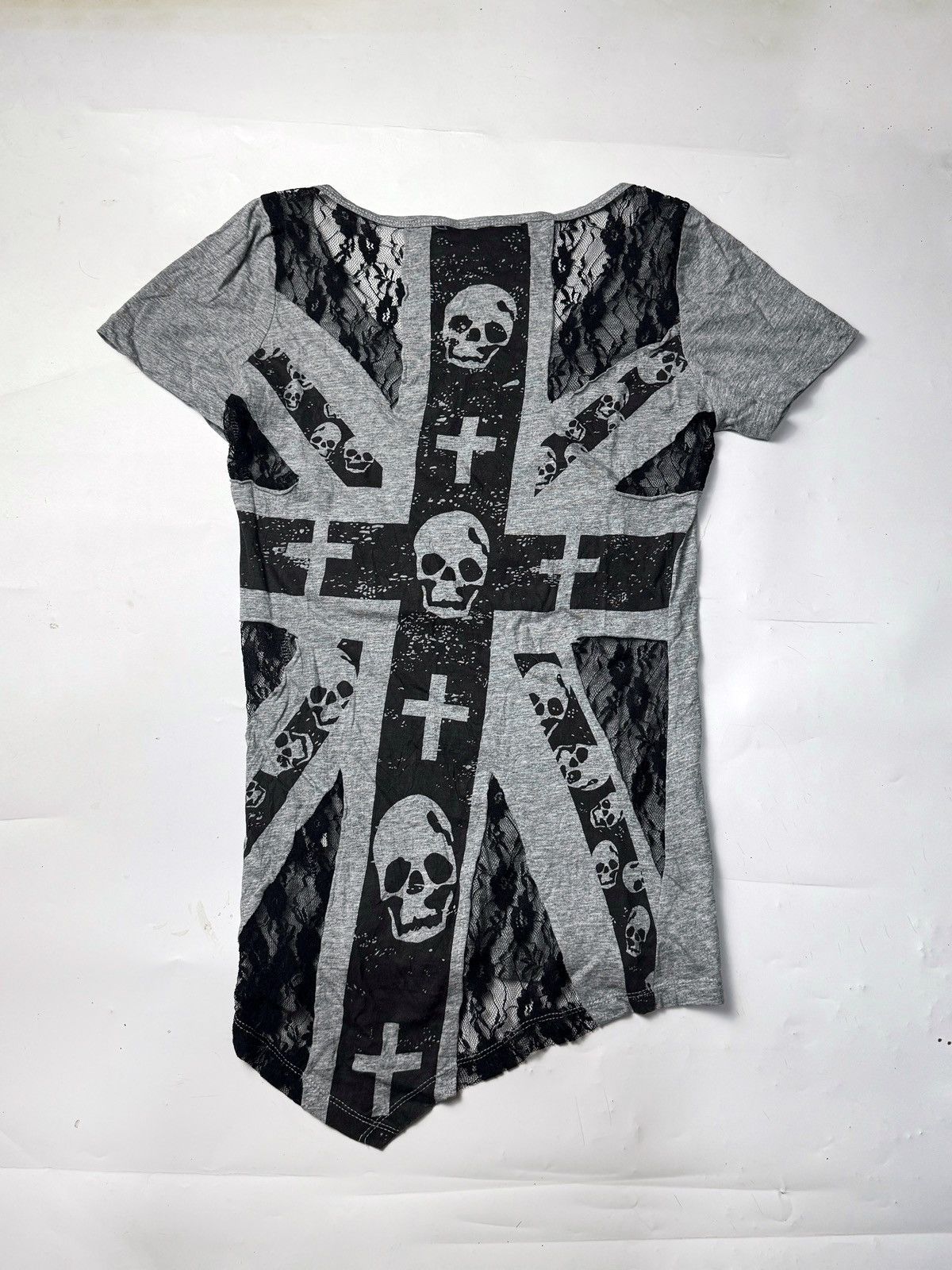KMRii GOTHIC PUNK STYLED SKULL ENGLAND CROSSES Size US S / EU 44-46 / 1 - 1 Thumbnail