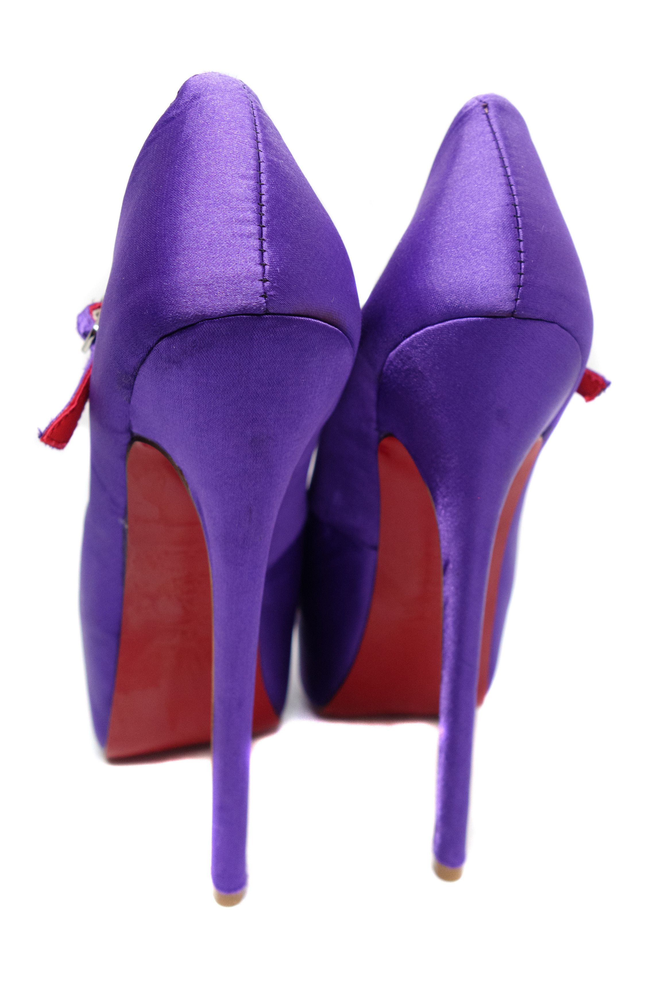 Christian Louboutin Lady Daf Mary Jane Atlas Vintage Size US 7 / IT 37 - 5 Thumbnail