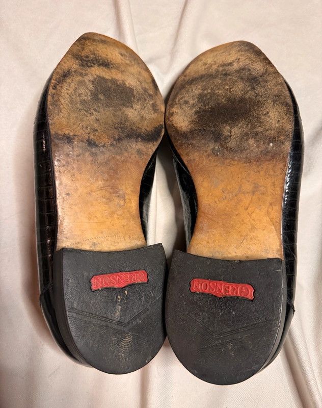 Grenson × Vintage Vintage Grenson Footmaster loafers made in England in 1990s Size US 10.5 / EU 43-44 - 12 Thumbnail