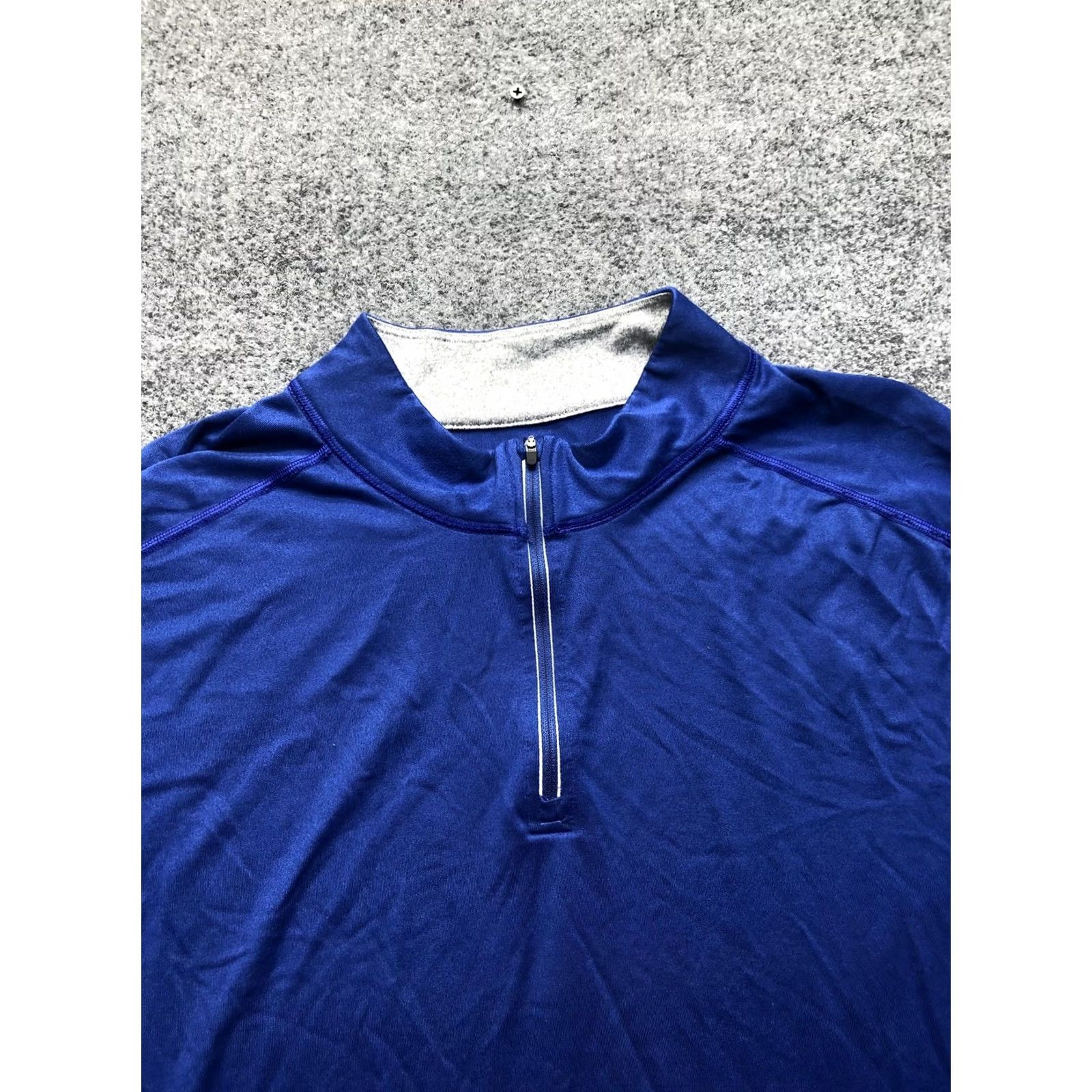 Carhartt Carhartt Force Shirt Mens 2XL Blue Long Sleeve Quarter Zip Mock Neck Pullover Size US XXL / EU 58 / 5 - 2 Thumbnail