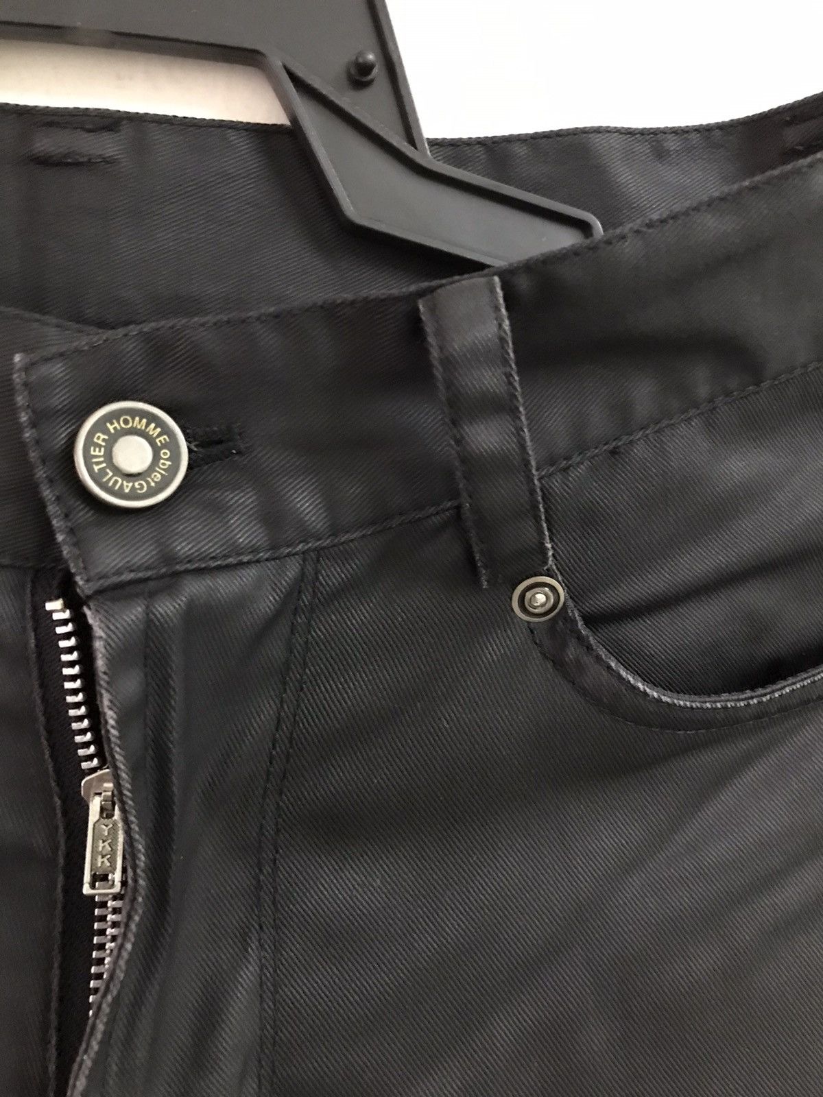 Gaultier Homme Objet × Jean Paul Gaultier × Vintage Gaultier Objet Homme Black Pants Size US 29 - 3 Thumbnail