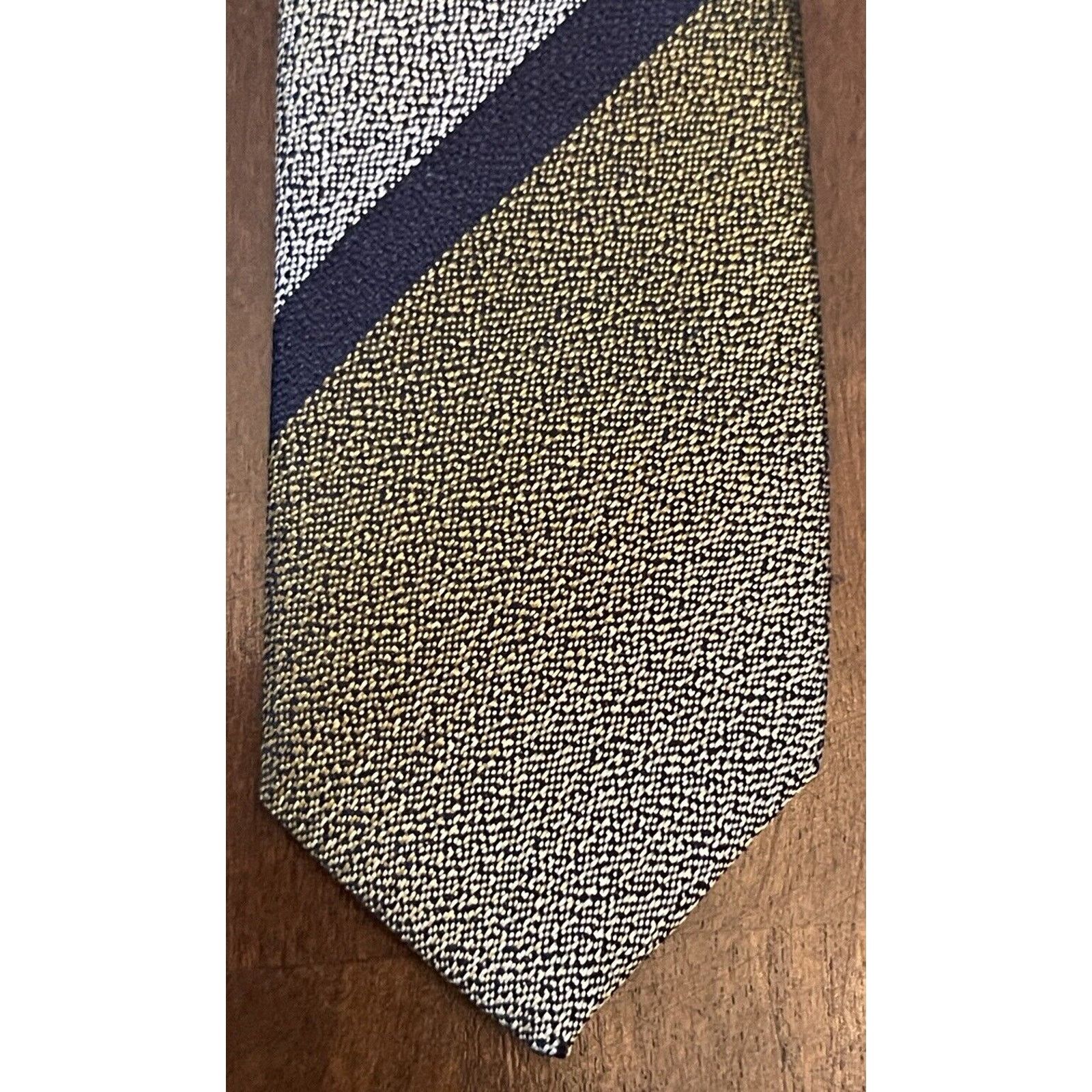 Calvin Klein Calvin Klein Collection 100% Silk Men’s Neck Tie Made In Usa Size ONE SIZE - 6 Thumbnail