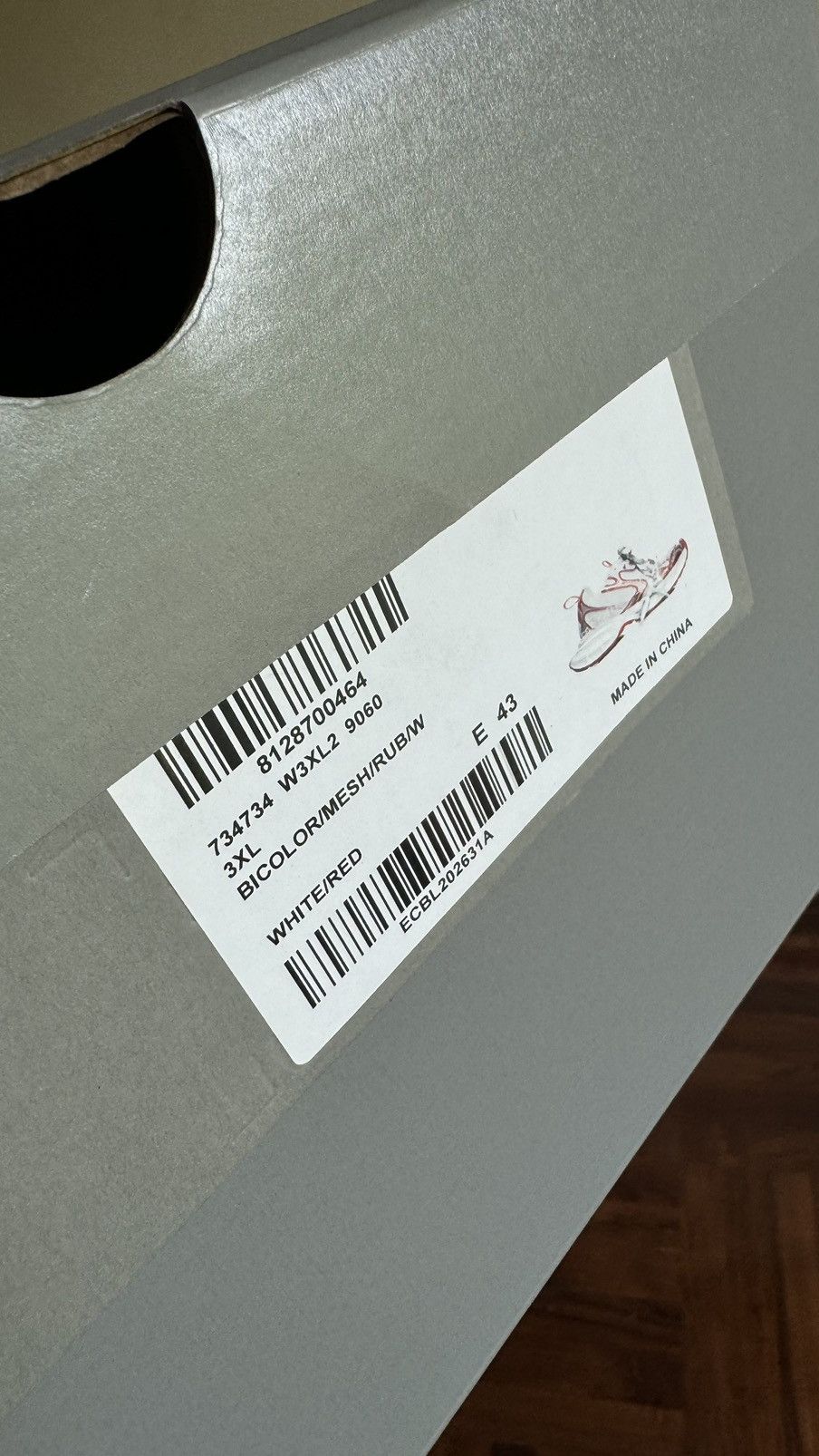 Balenciaga Balenciaga Red White 3XL Sneakers Size US 10 / EU 43 - 2 Thumbnail