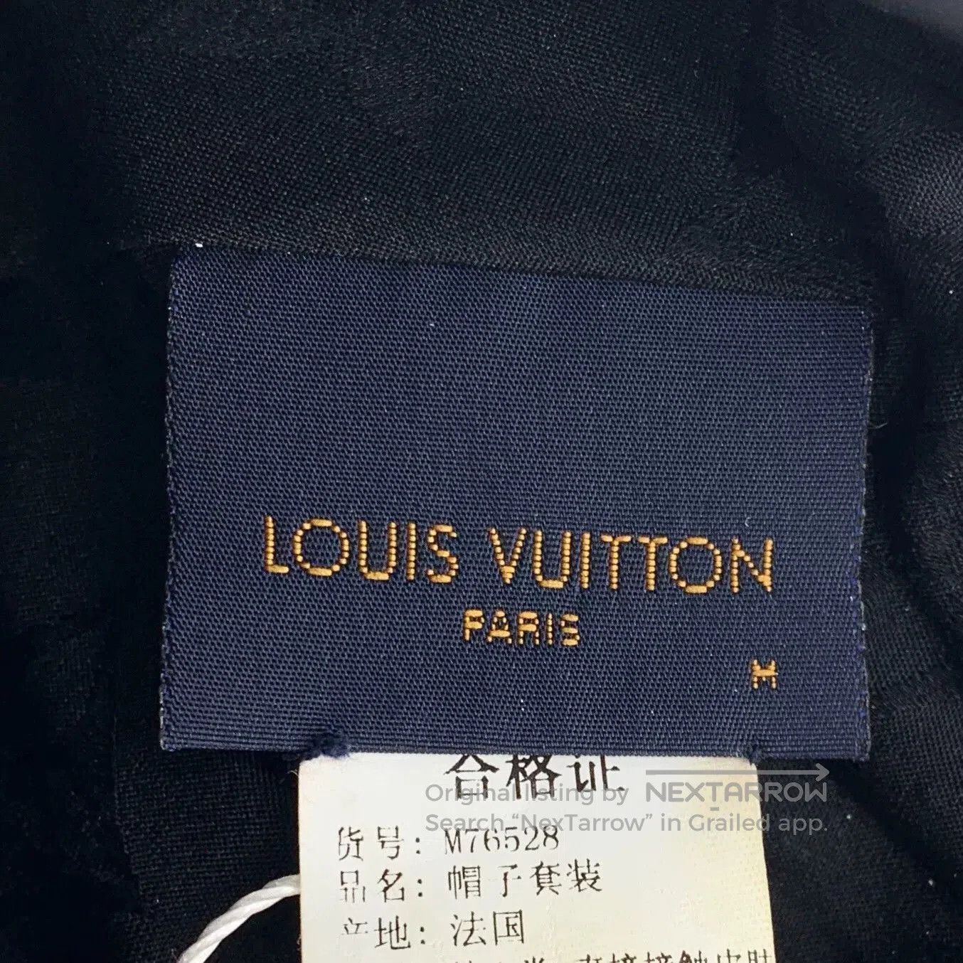 Louis Vuitton Louis Vuitton Black Monogram Logo Cap. Size ONE SIZE - 7 Thumbnail