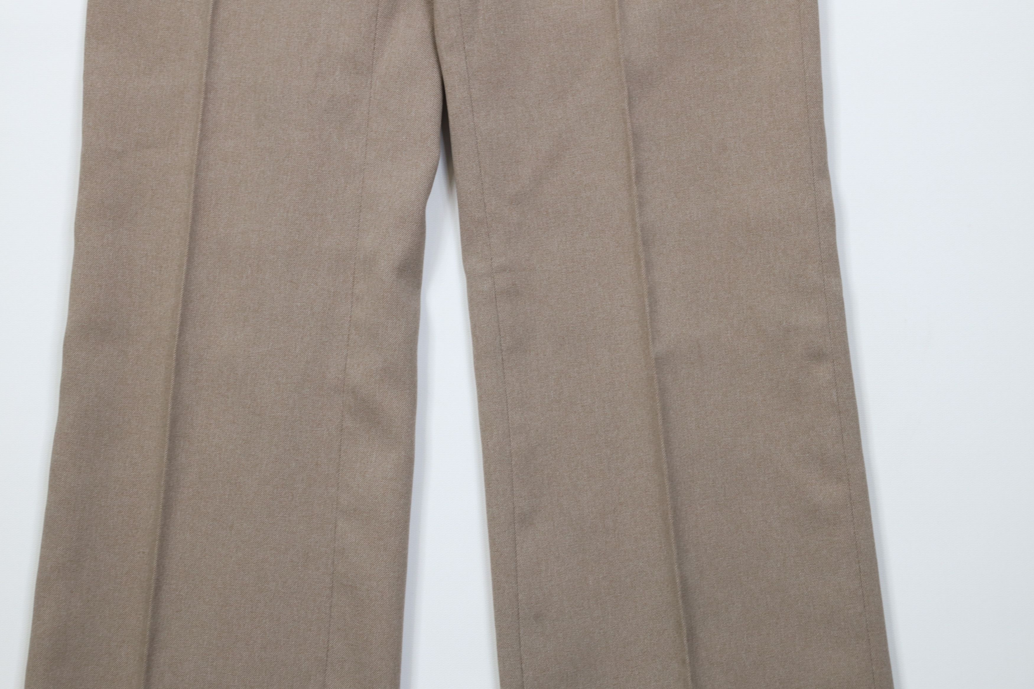 Vintage Vintage 70s Streetwear Flared Wide Leg Chino Pants Beige USA Size US 29 - 3 Thumbnail
