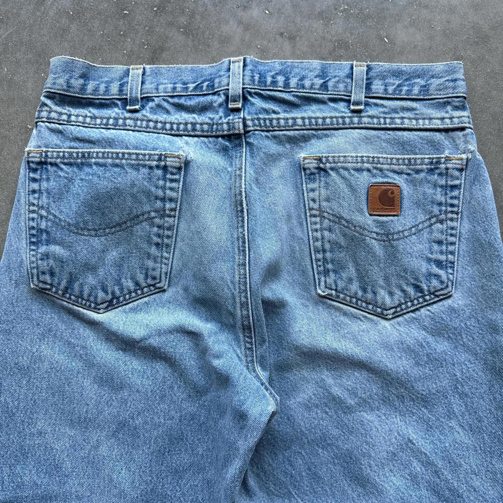 Carhartt Light wash Carhartt denim jeans Size US 35 - 4 Thumbnail