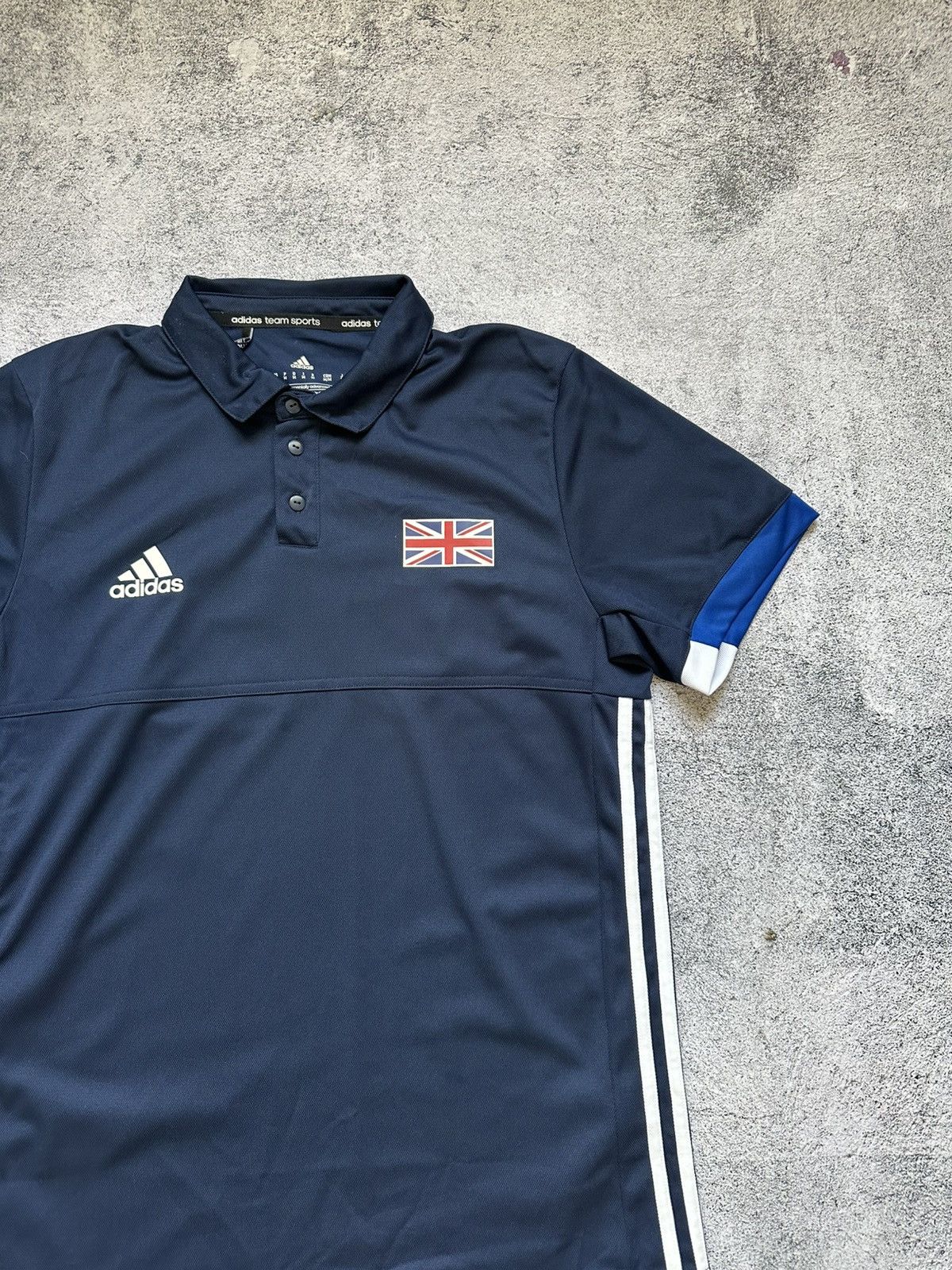 Adidas Adidas Great Britain T-shirt Big Logo Blue Fit Size US M / EU 48-50 / 2 - 4 Thumbnail