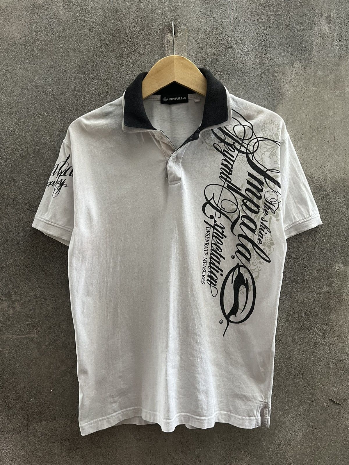 If Six Was Nine Impala Double Layer Graphic Polo – Y2K Style Size US M / EU 48-50 / 2 - 1 Thumbnail