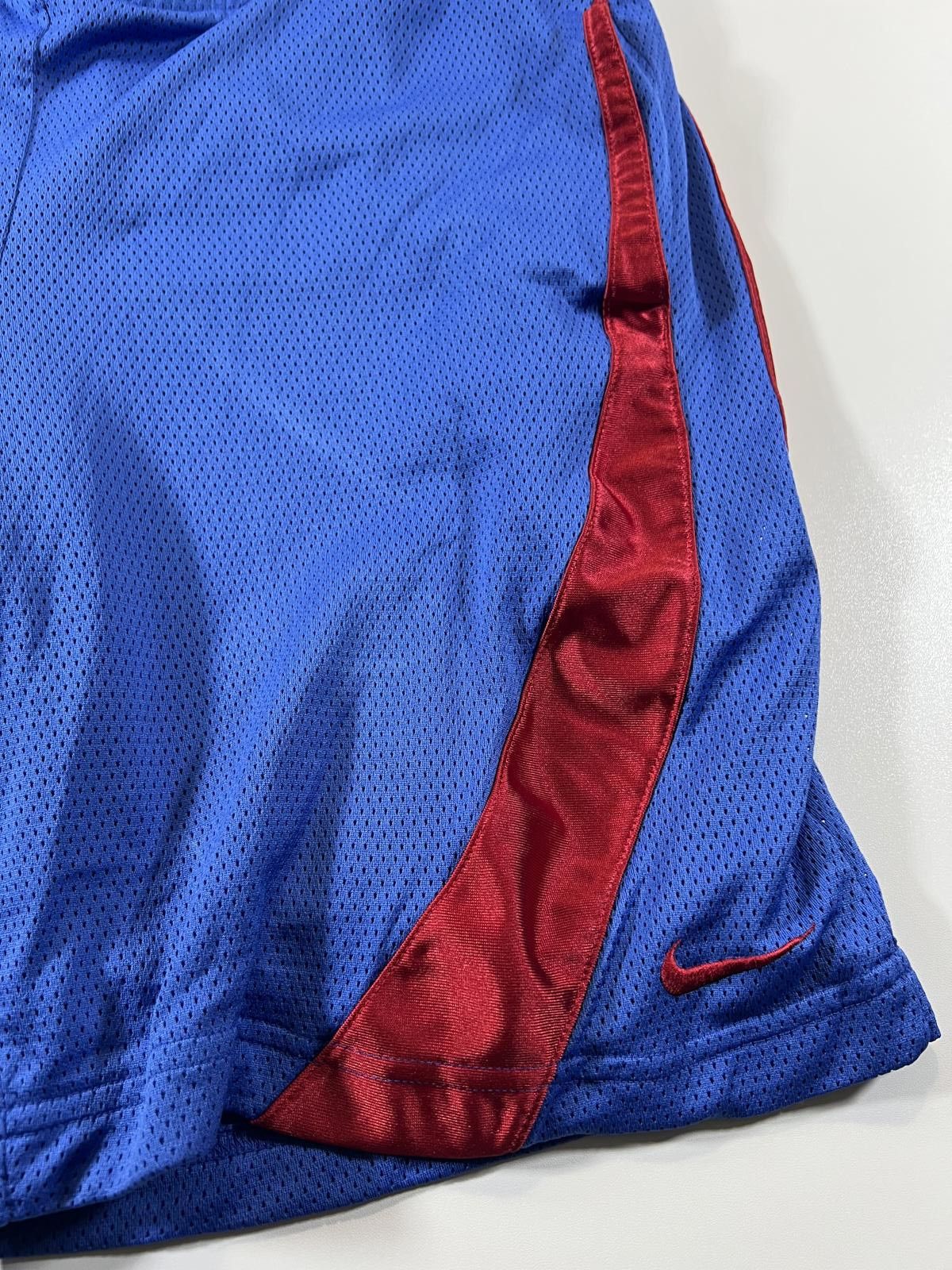 Nike Nike Blue and Red Athletic Basketball Shorts Size US 32 / EU 48 - 2 Thumbnail