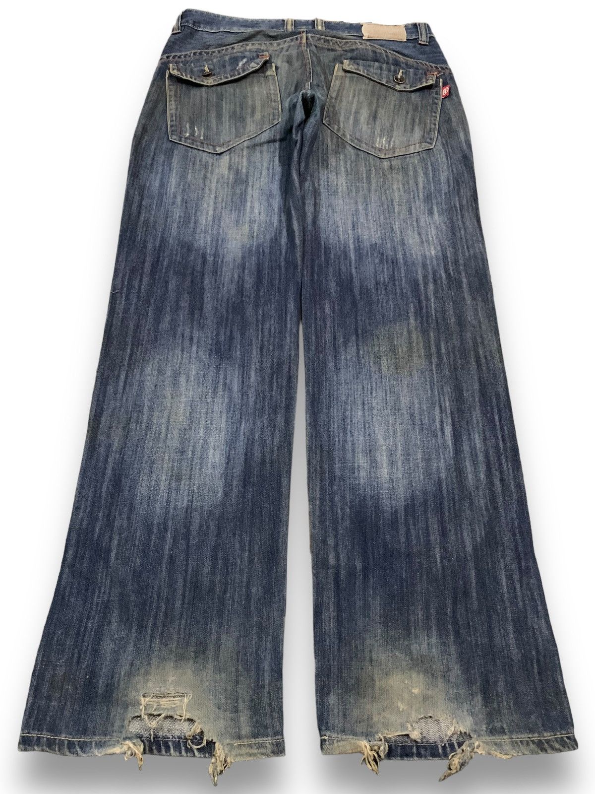Ecko Unltd. Vintage Ecko Unltd Mud Wash Baggy Distressed Grunge Jeans Size US 34 / EU 50 - 2 Thumbnail