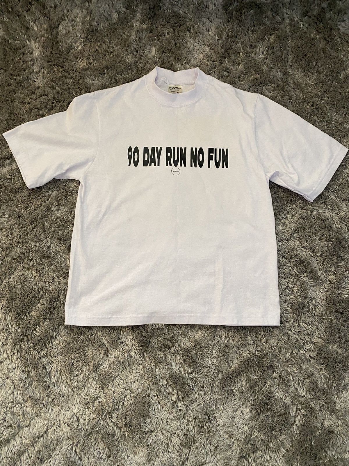 Designer × Vintage “90 Day Run no fun” oversize shirt Size US XS / EU 42 / 0 - 1 Thumbnail
