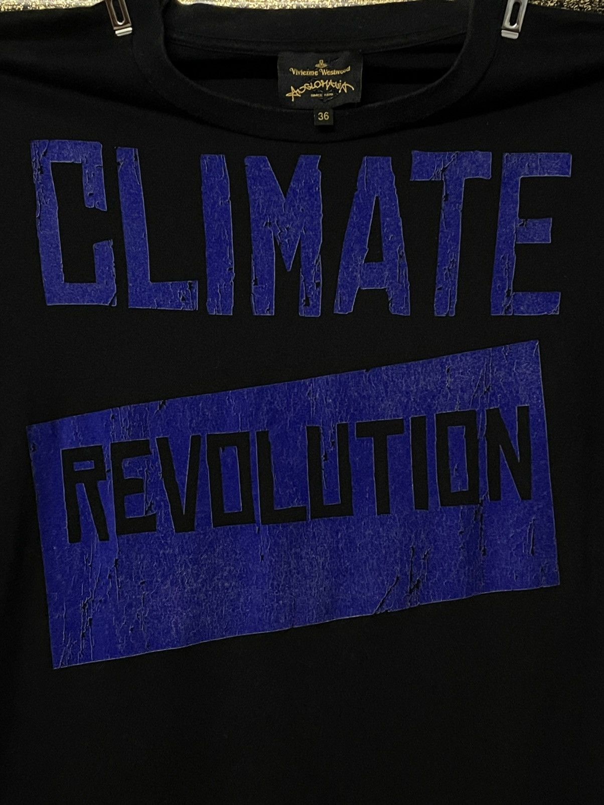 Vivienne Westwood Vintage Designer Vivivenne Westwood ‘Climate Revolution’ Tee Size US S / EU 44-46 / 1 - 3 Thumbnail
