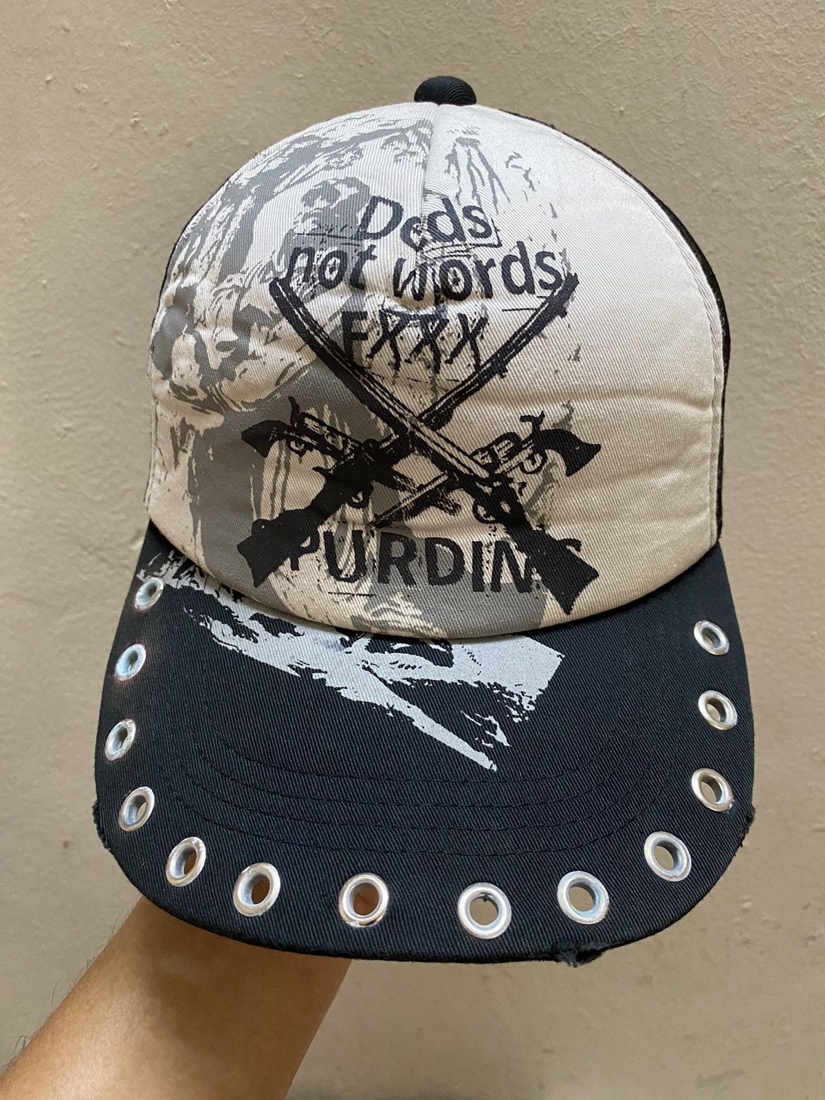 Hysteric Glamour × If Six Was Nine × Japanese Brand Y2K JAPANESE BRAND FADED DISTRESSED STYLE CAP HAT Size ONE SIZE - 2 Thumbnail