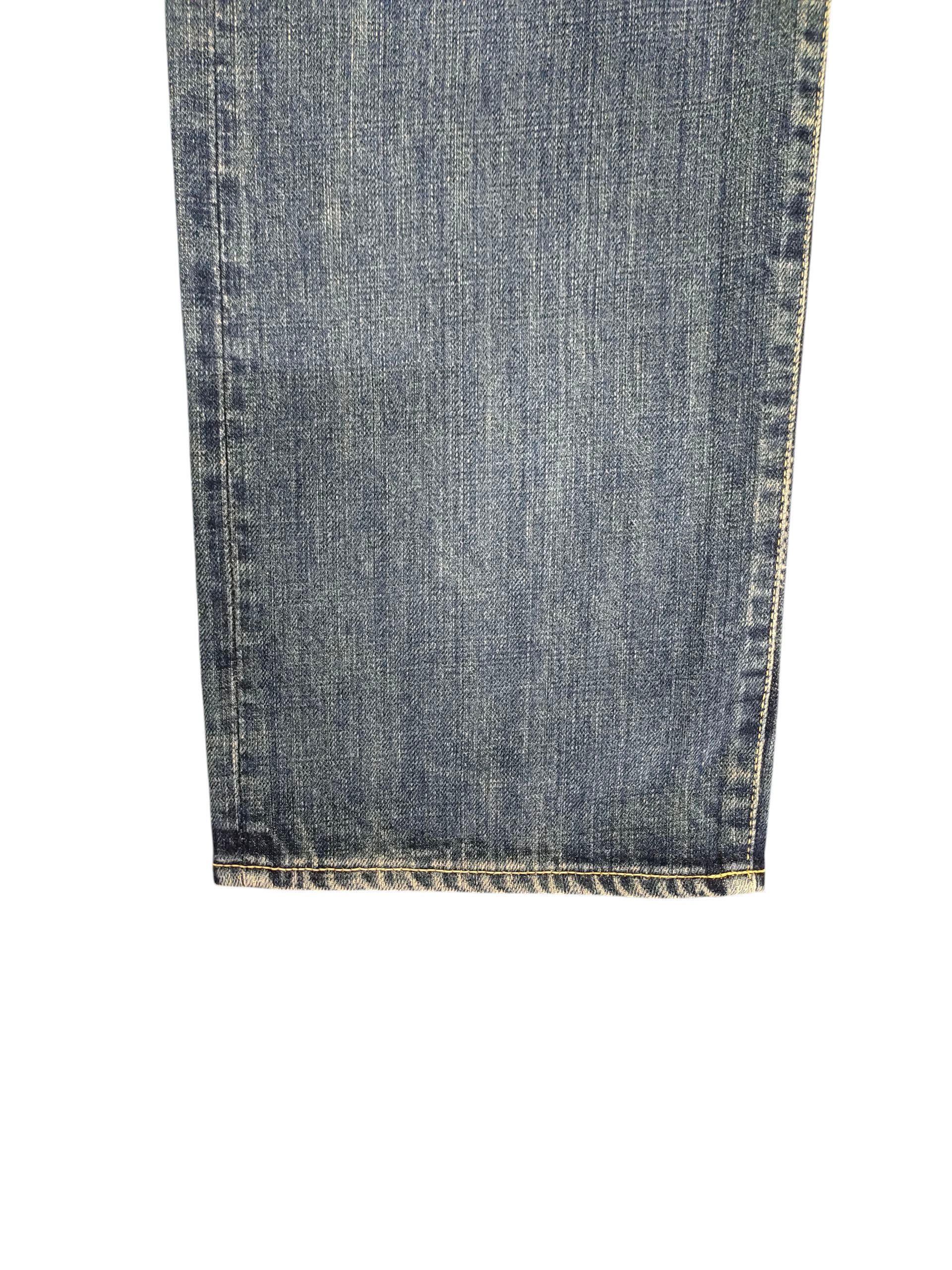 Kapital Quadro Japan Jeans - Clawmark Distress Faded Denim Size US 32 / EU 48 - 6 Thumbnail