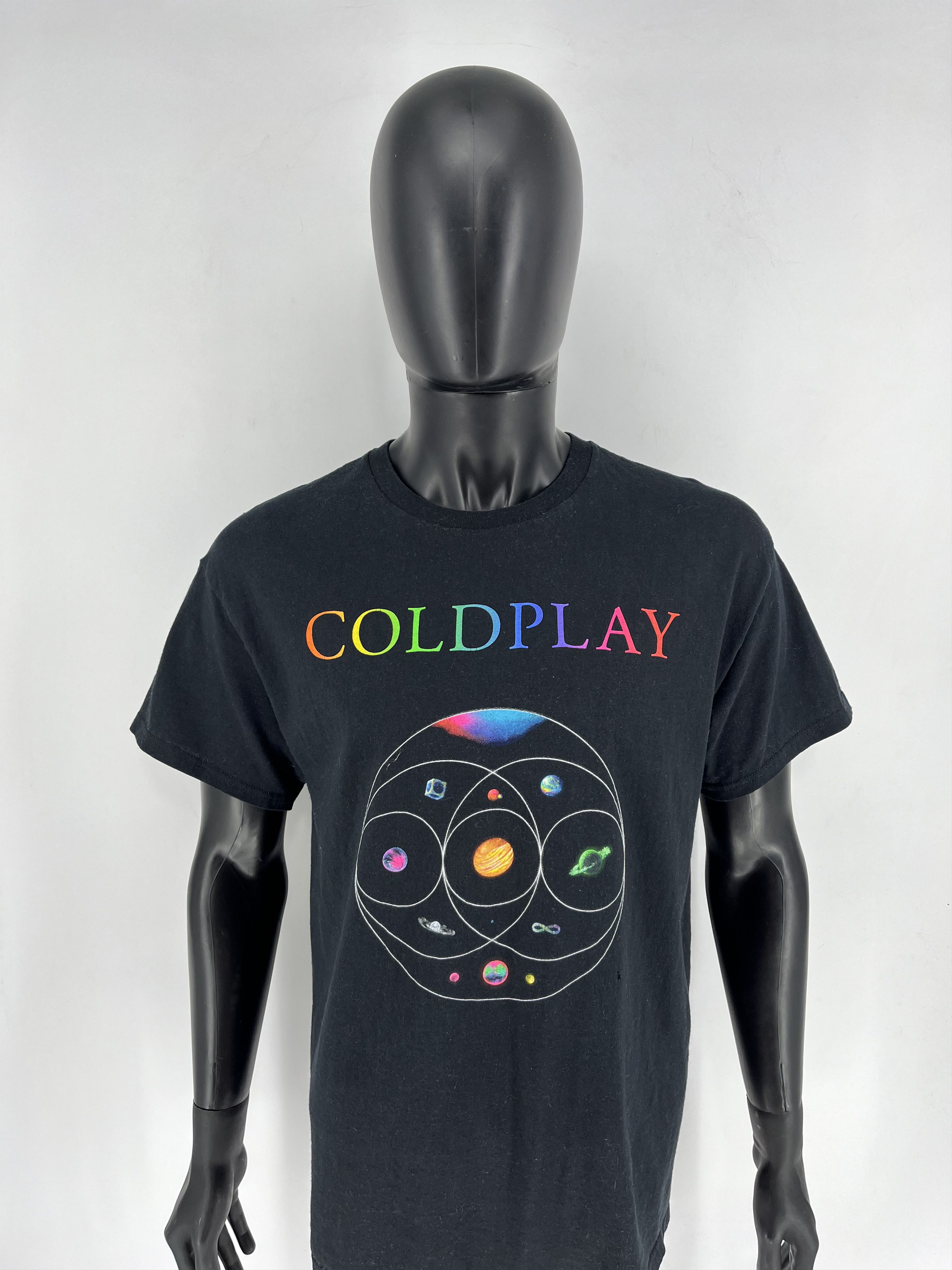 Band Tees × Vintage Vintage Y2K Coldplay MUSIC of the SPHERES World Tour 2022 Size US L / EU 52-54 / 3 - 5 Thumbnail