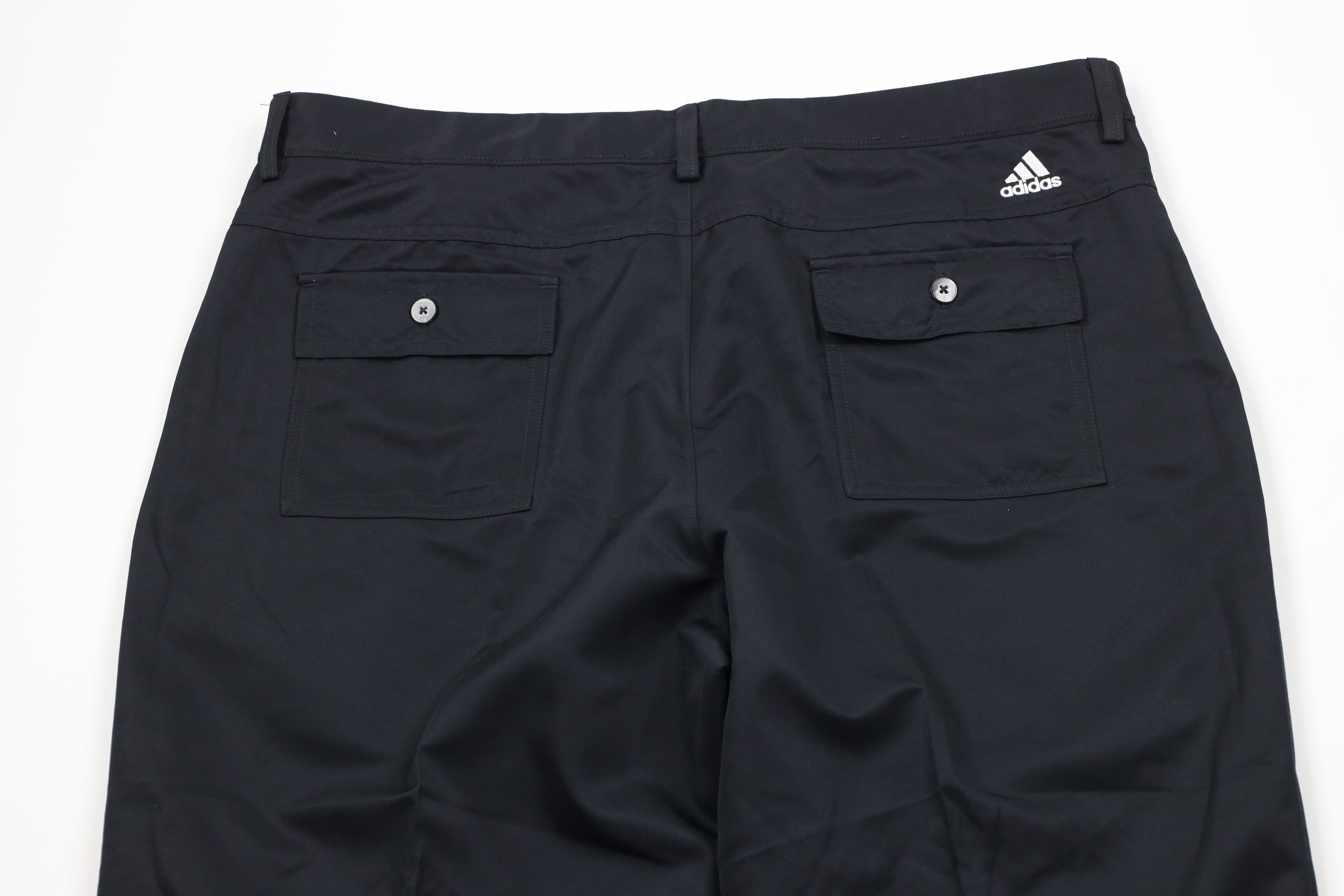 Adidas × Vintage Vintage Y2K Adidas Golf Out Tech Wide Leg Chino Pants Black Size US 38 / EU 54 - 9 Thumbnail