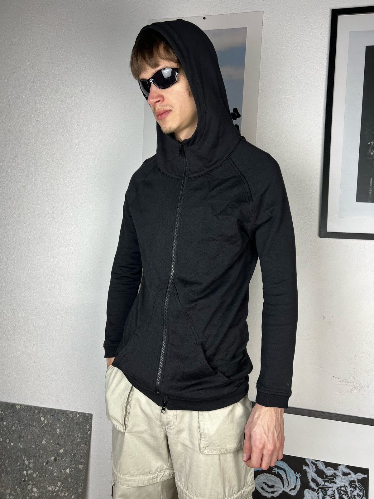 Adidas × Y-3 × Yohji Yamamoto Adidas Y-3 Logo Zip Up Hoodie Yohji Yamamoto Size US XS / EU 42 / 0 - 16 Thumbnail