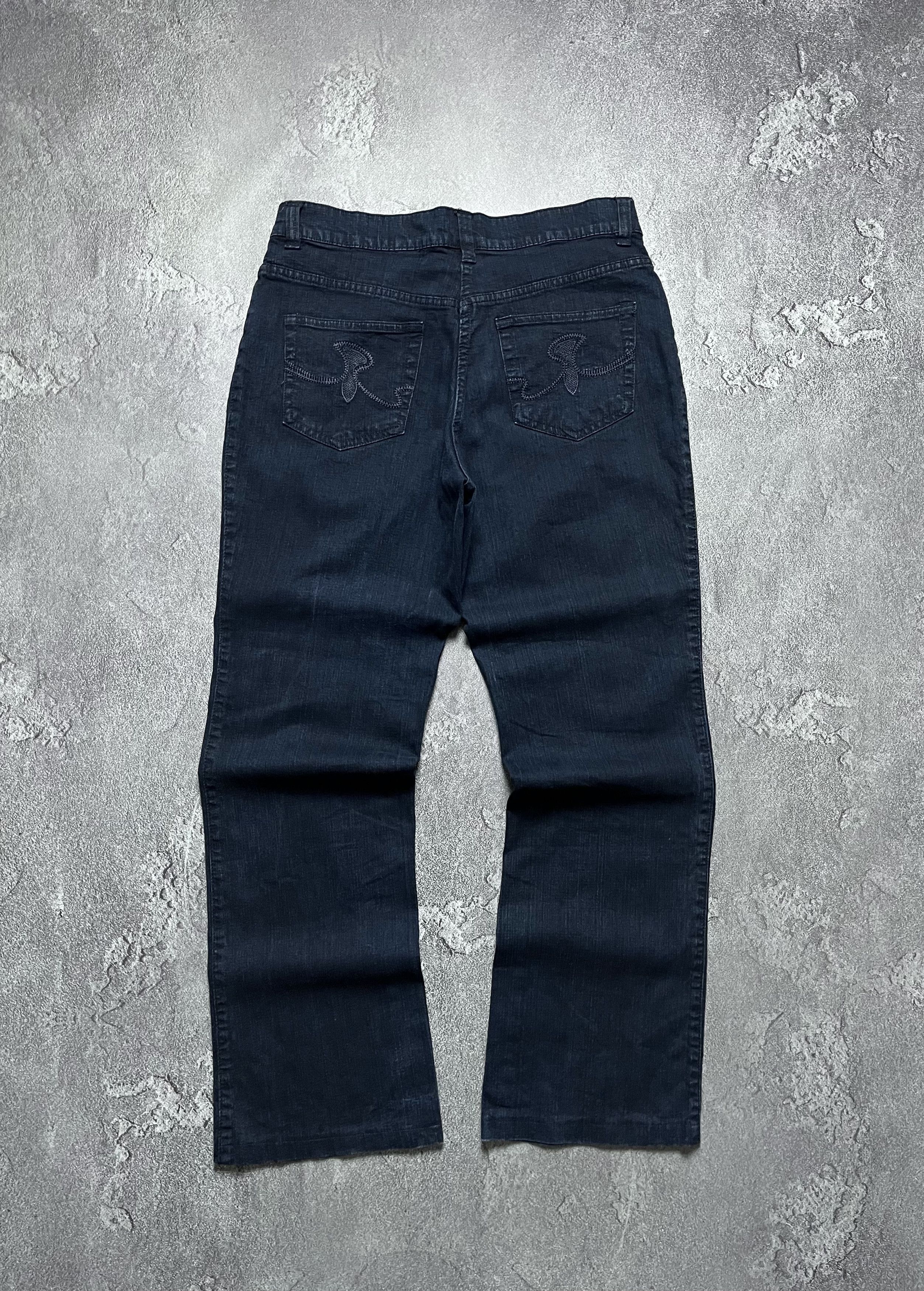 Vintage Vintage Bootcut Flared Jeans Big Logo Womens 38 Size 38" / US 16 / IT 52 - 1 Thumbnail