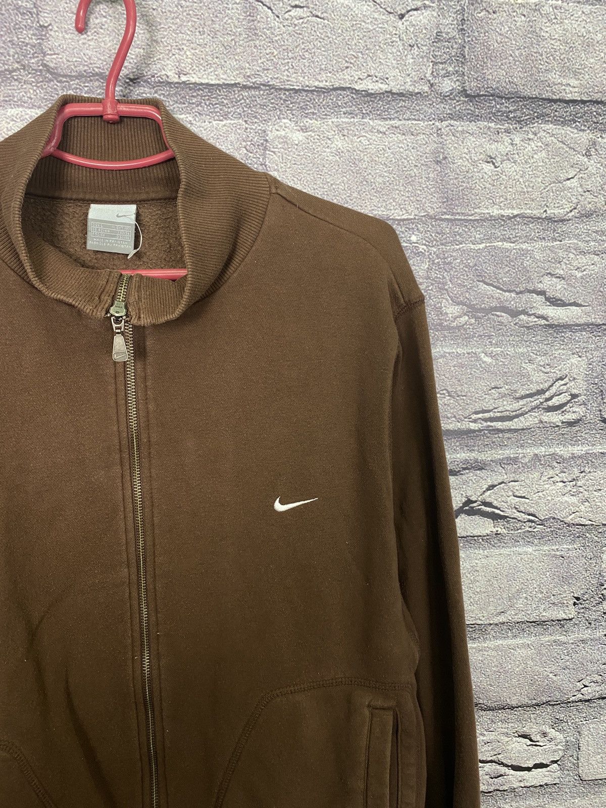 Vintage Vintage brown zip hoodie Nike acg y2k adidas rare Size US L / EU 52-54 / 3 - 5 Thumbnail