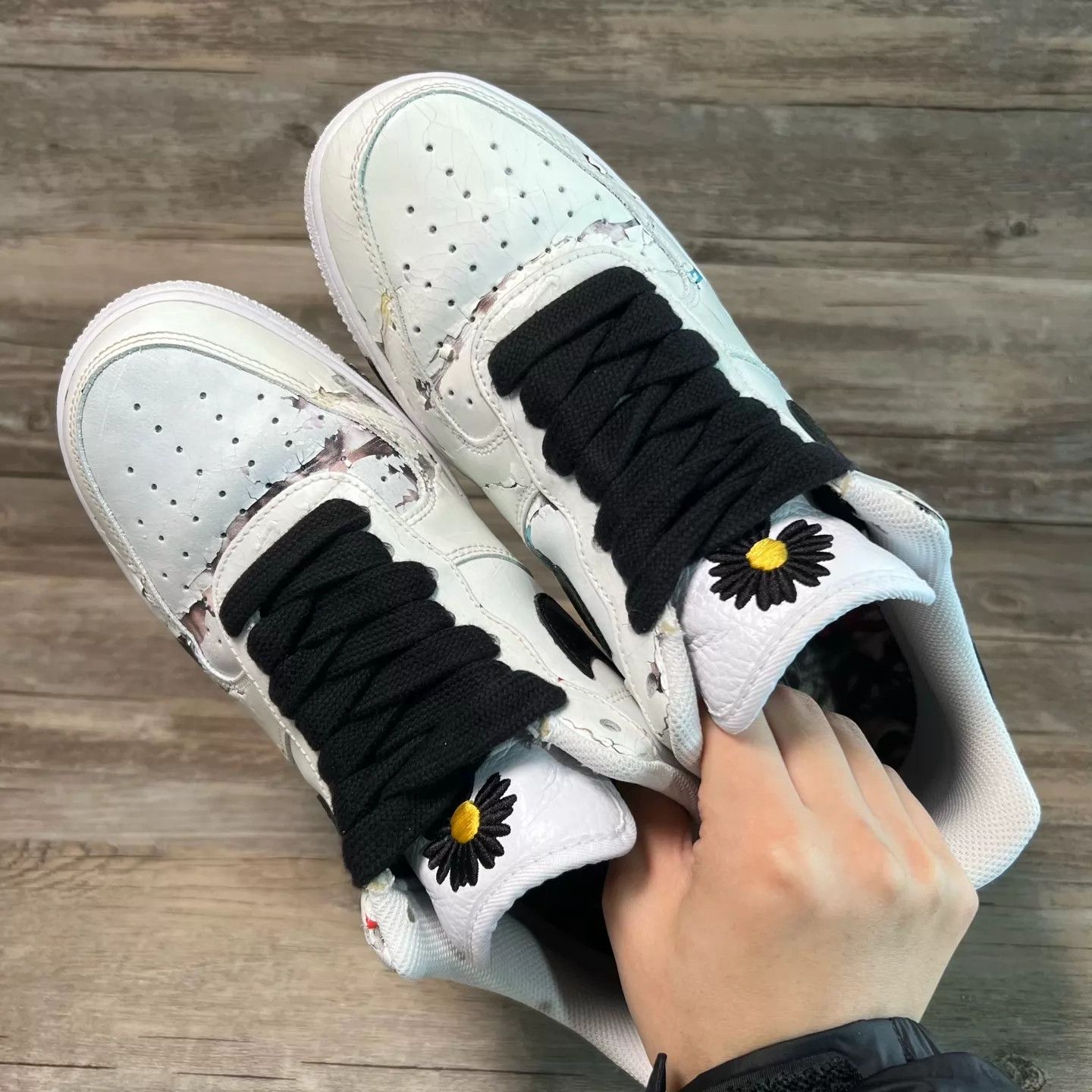 Nike Nike Air Force 1 GD 2.0 Black/White DD3223-100 42.5 Size US 9.5 / EU 42-43 - 5 Thumbnail