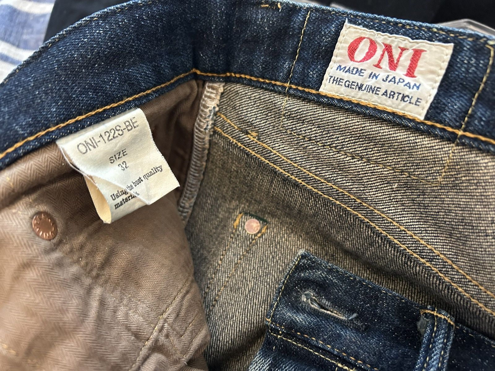 Oni ONI 122S-BE, relaxed tapered jeans, 32 Size US 32 / EU 48 - 4 Thumbnail