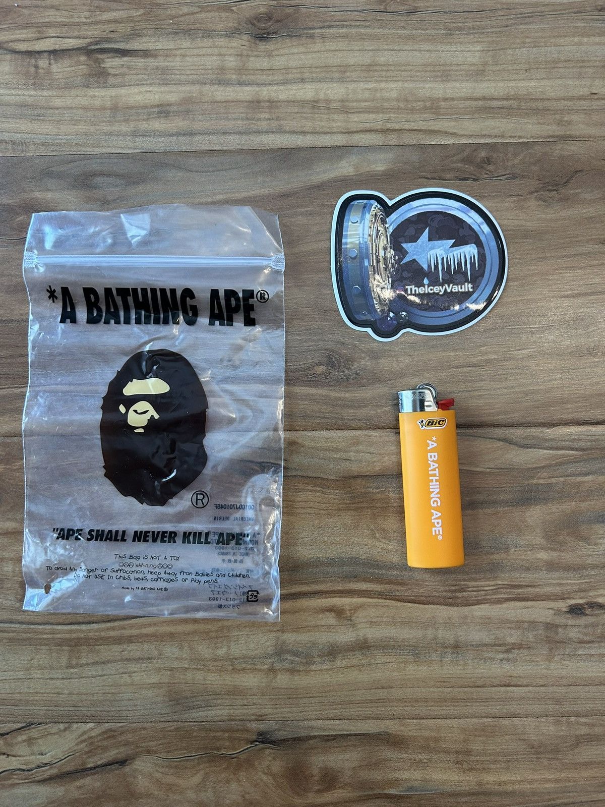 Bape NEW Bape Orange Bic Lighter Size ONE SIZE - 1 Thumbnail